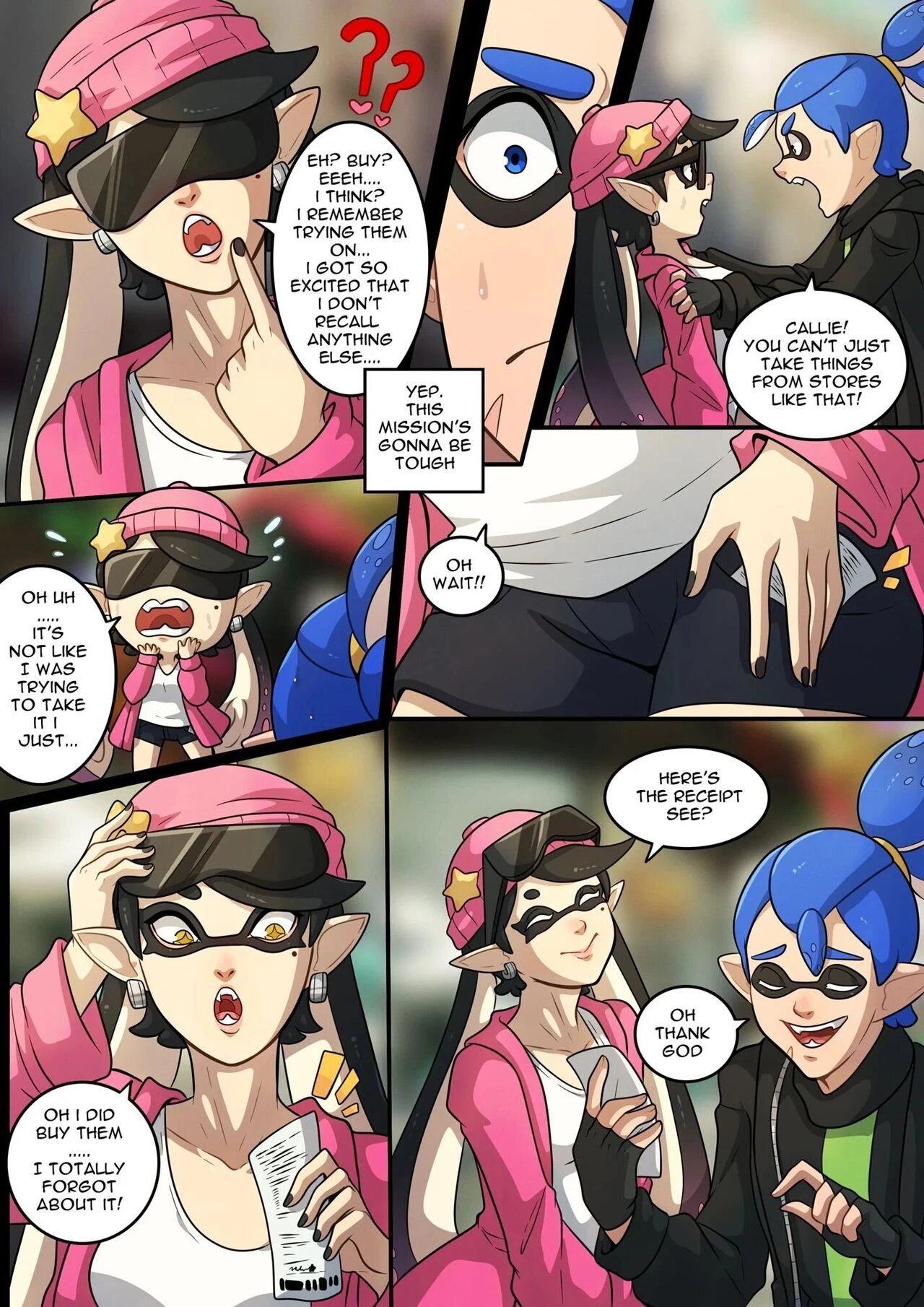 Mission : Callie porn comic picture 6