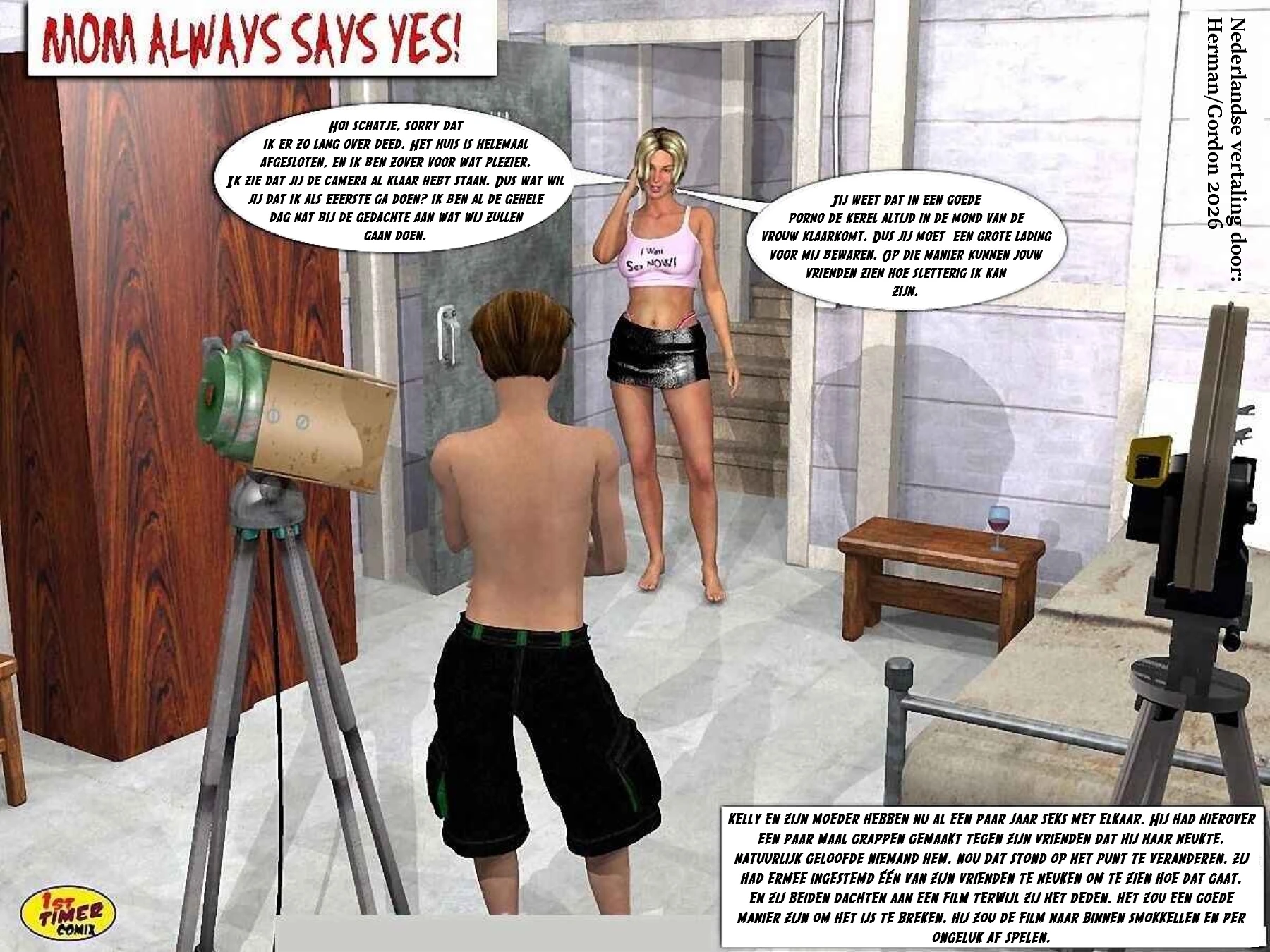 Mom Always Says Yes [NL] porn comic picture 1