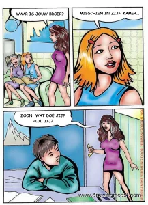 Mom And Son Have Fuck Practice_ Afterward Sister Joins Them [NL] porn comic picture 1