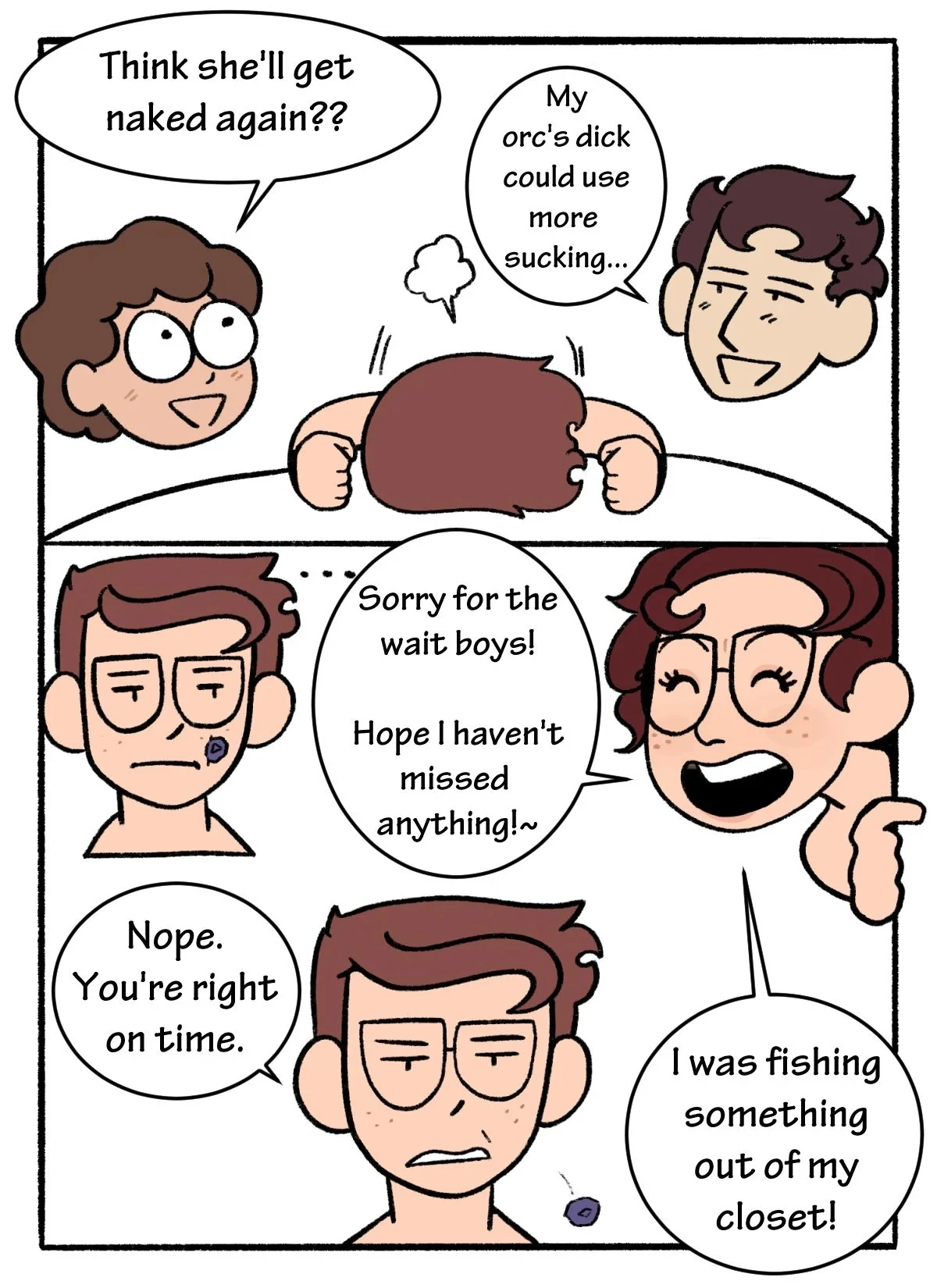Mom! Don't Interrupt Our DnD Campaign! 2 porn comic picture 2