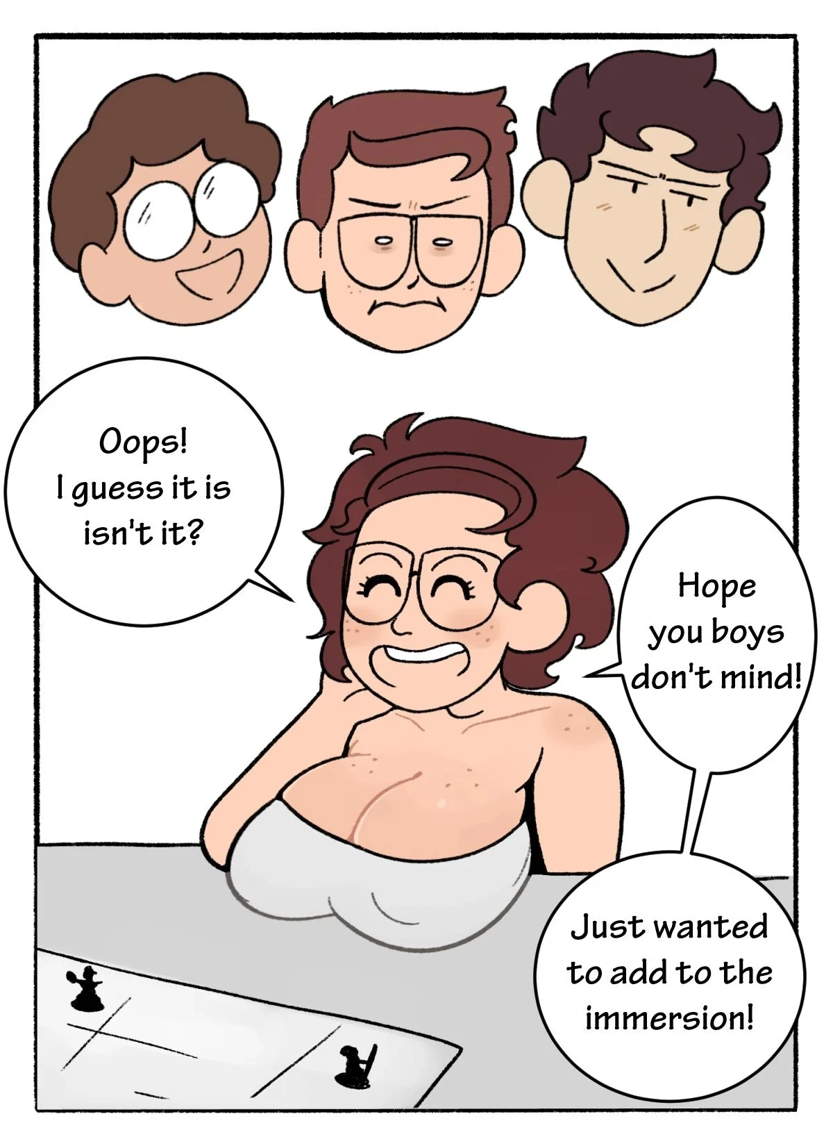 Mom! Don't Interrupt Our DnD Campaign! 2 porn comic picture 4