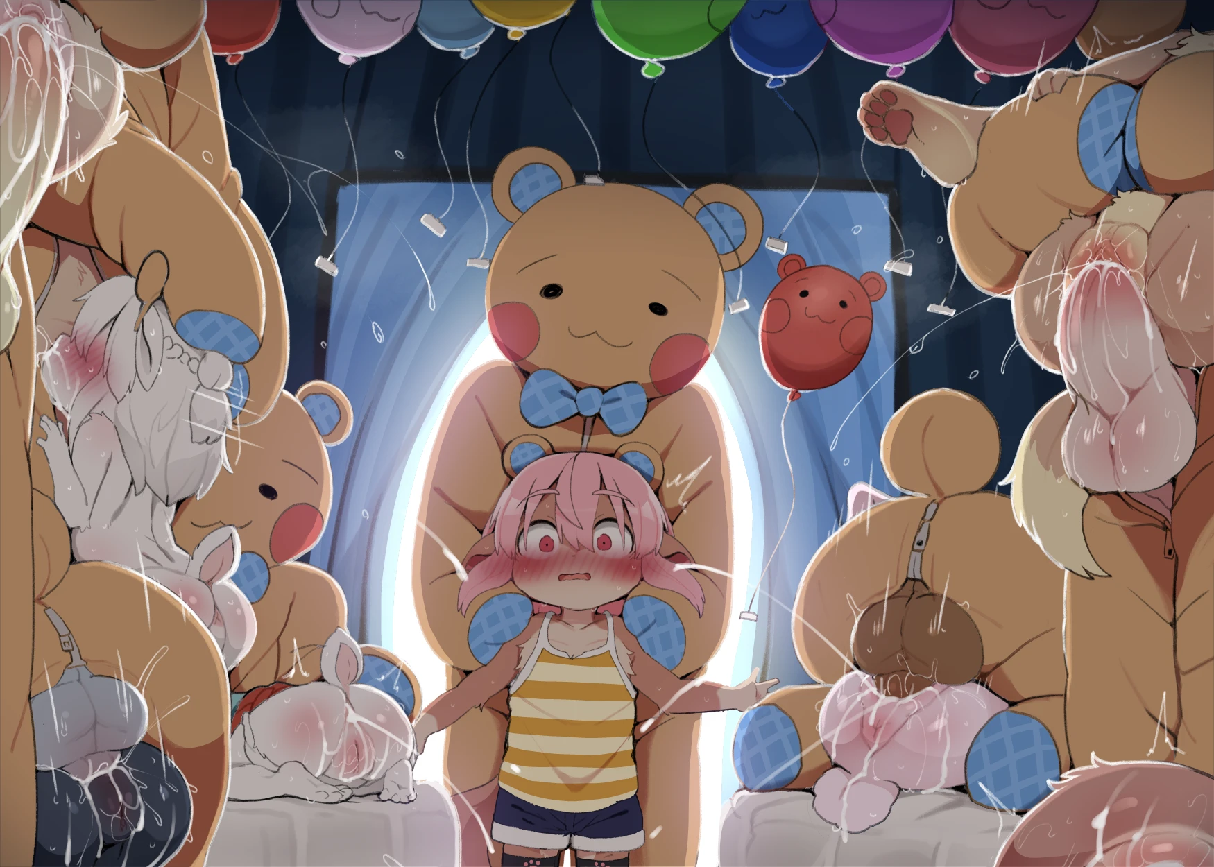 Momo in Shobokuma Land porn comic picture 3