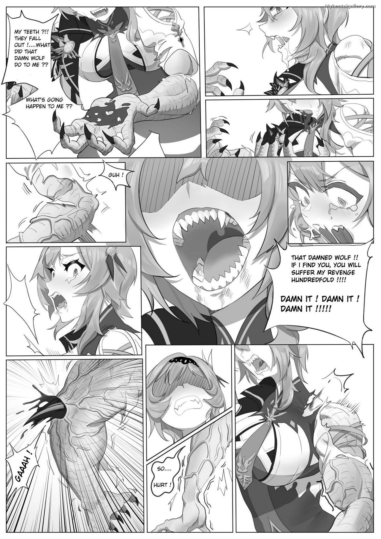 Mona's Curse 3 porn comic picture 5