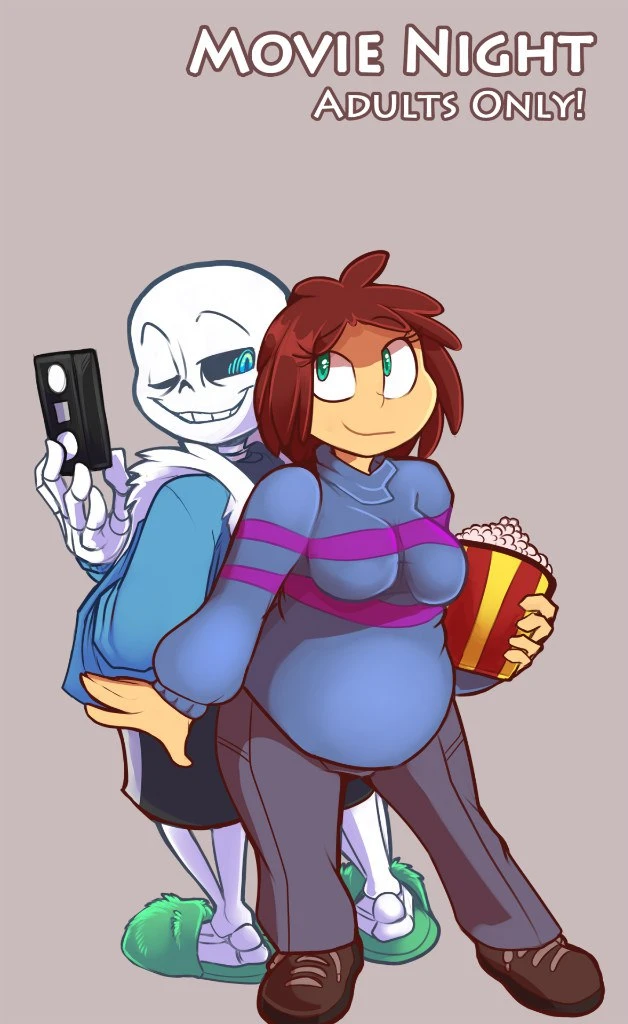 Movie Night - Undertale porn comic picture 1