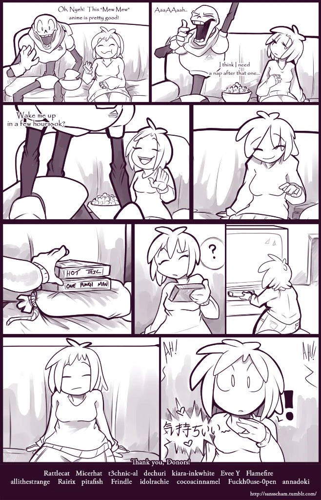 Movie Night - Undertale porn comic picture 4