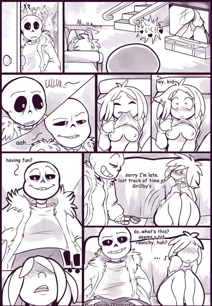 Movie Night - Undertale porn comic picture 7