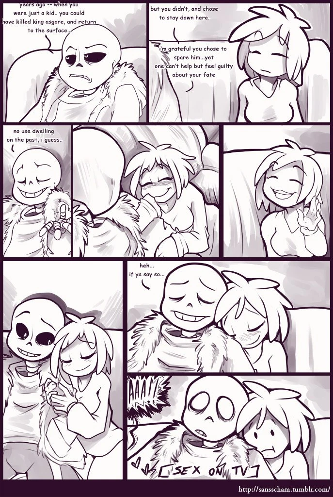 Movie Night - Undertale porn comic picture 9