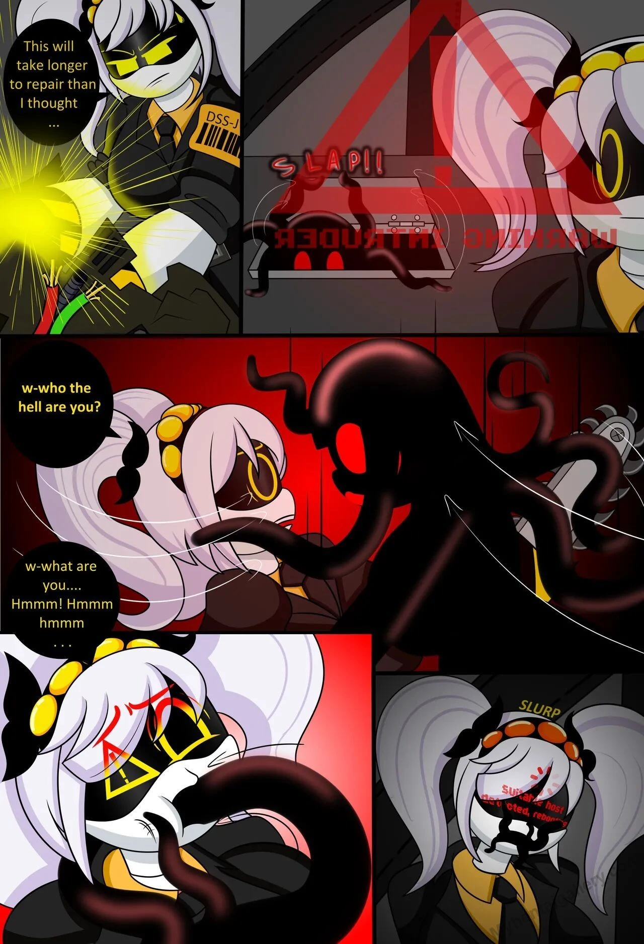 Murder Drones Possession porn comic picture 3