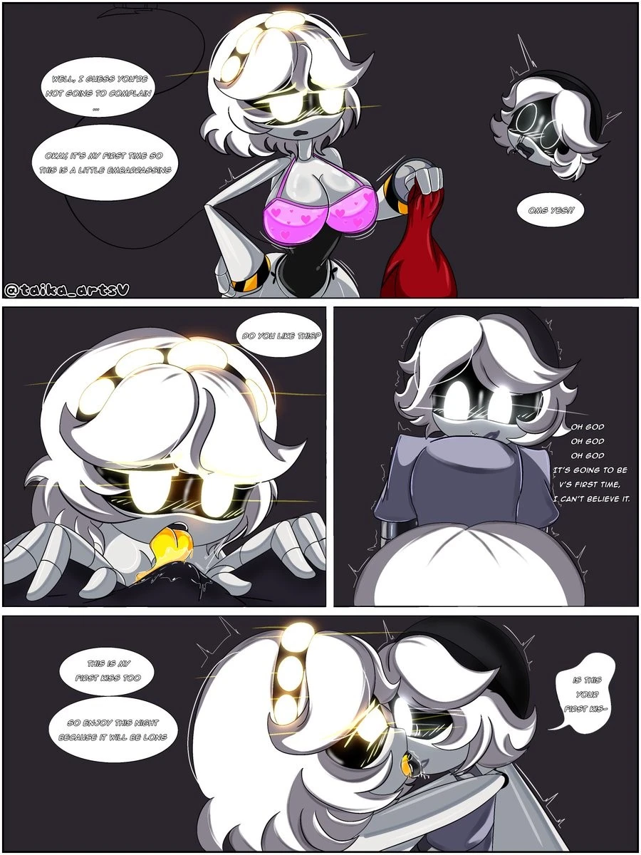 Murder drones V x N porn comic picture 15