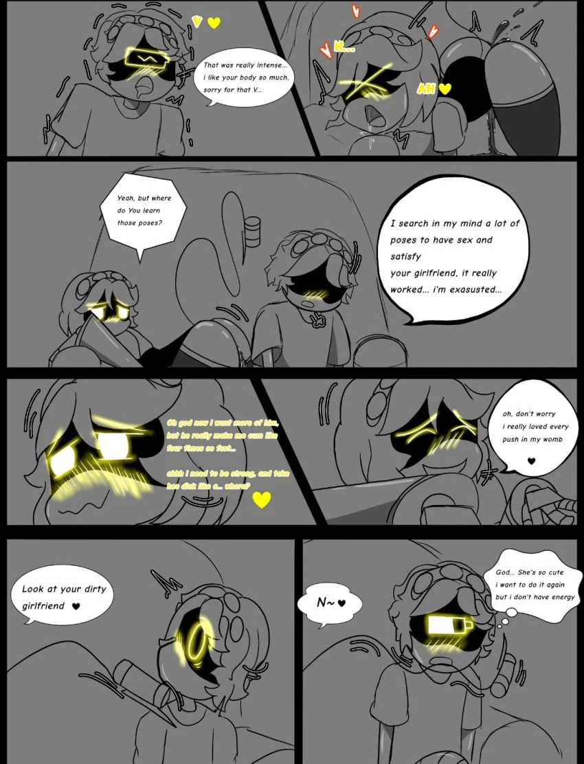 Murder drones V x N porn comic picture 26