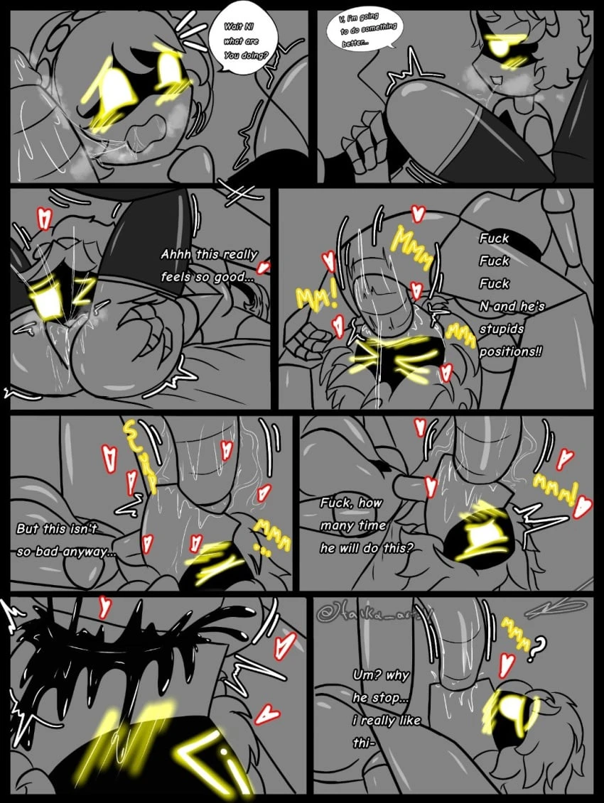 Murder drones V x N porn comic picture 28