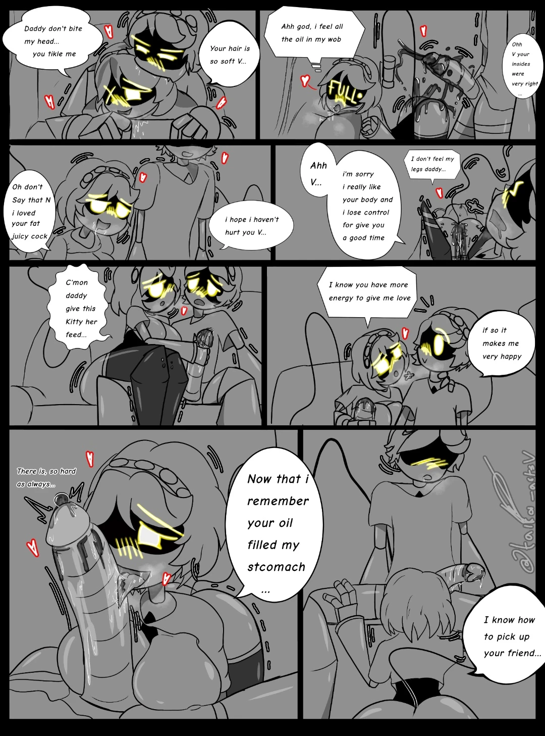 Murder drones V x N porn comic picture 37