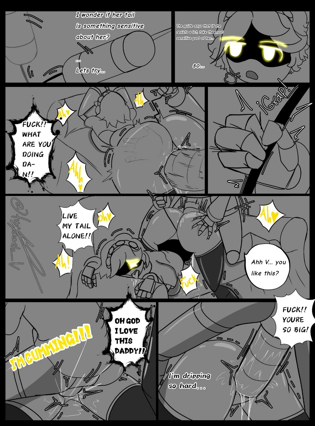 Murder drones V x N porn comic picture 40