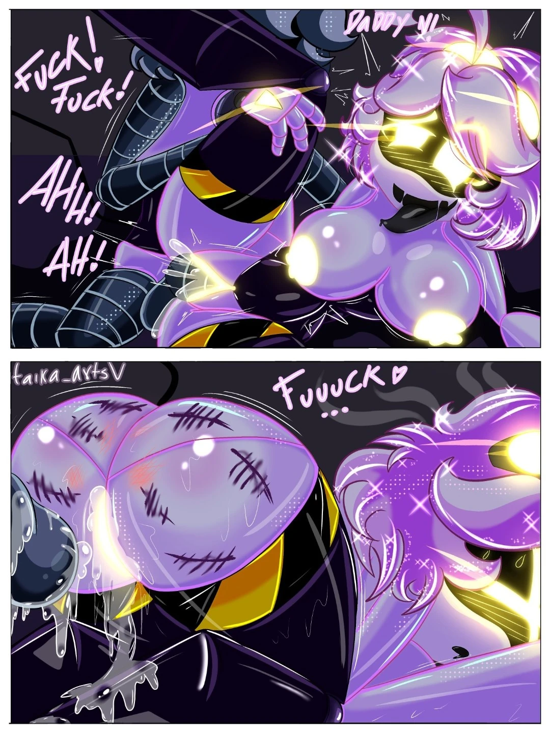 Murder drones V x N porn comic picture 5