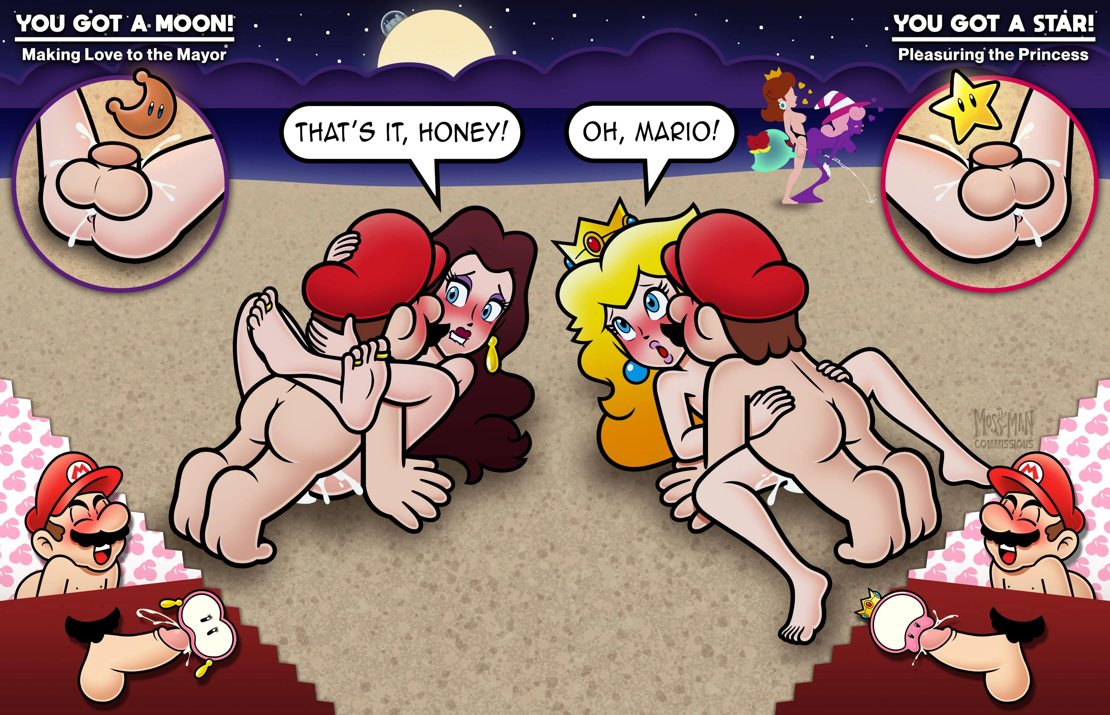 Mushroom Kingdom Creaming Comp porn comic picture 17