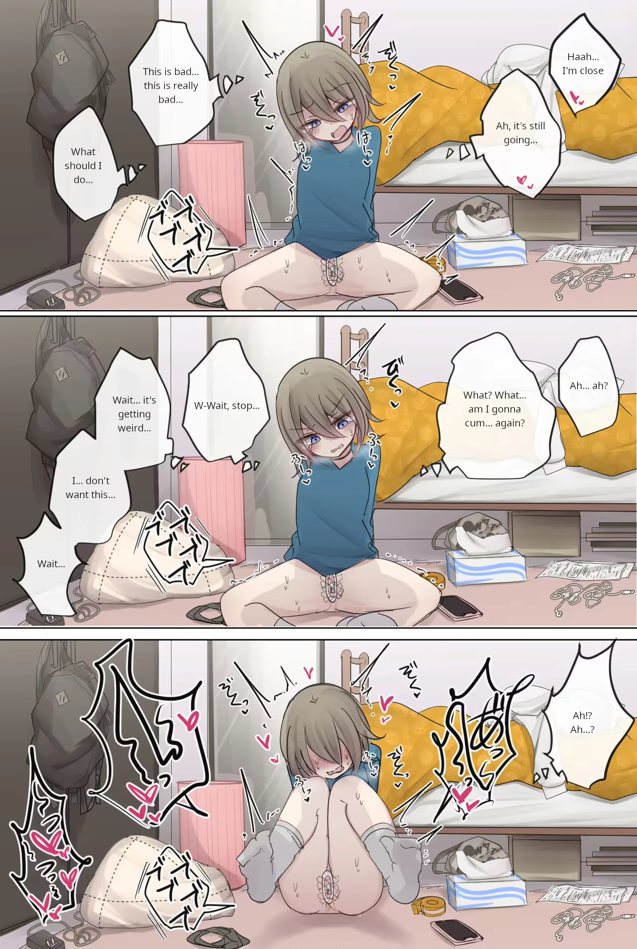 My best friend in an emergency situation - 緊急事態な親友ちゃん porn comic picture 4