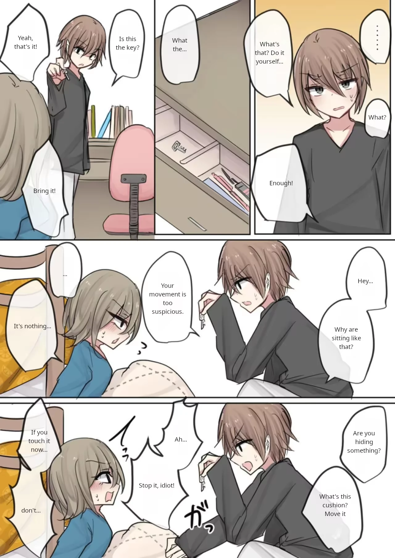 My best friend in an emergency situation - 緊急事態な親友ちゃん porn comic picture 7