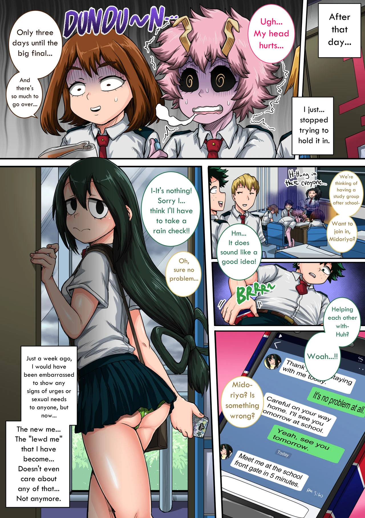 My Harem Academia 6 porn comic picture 43