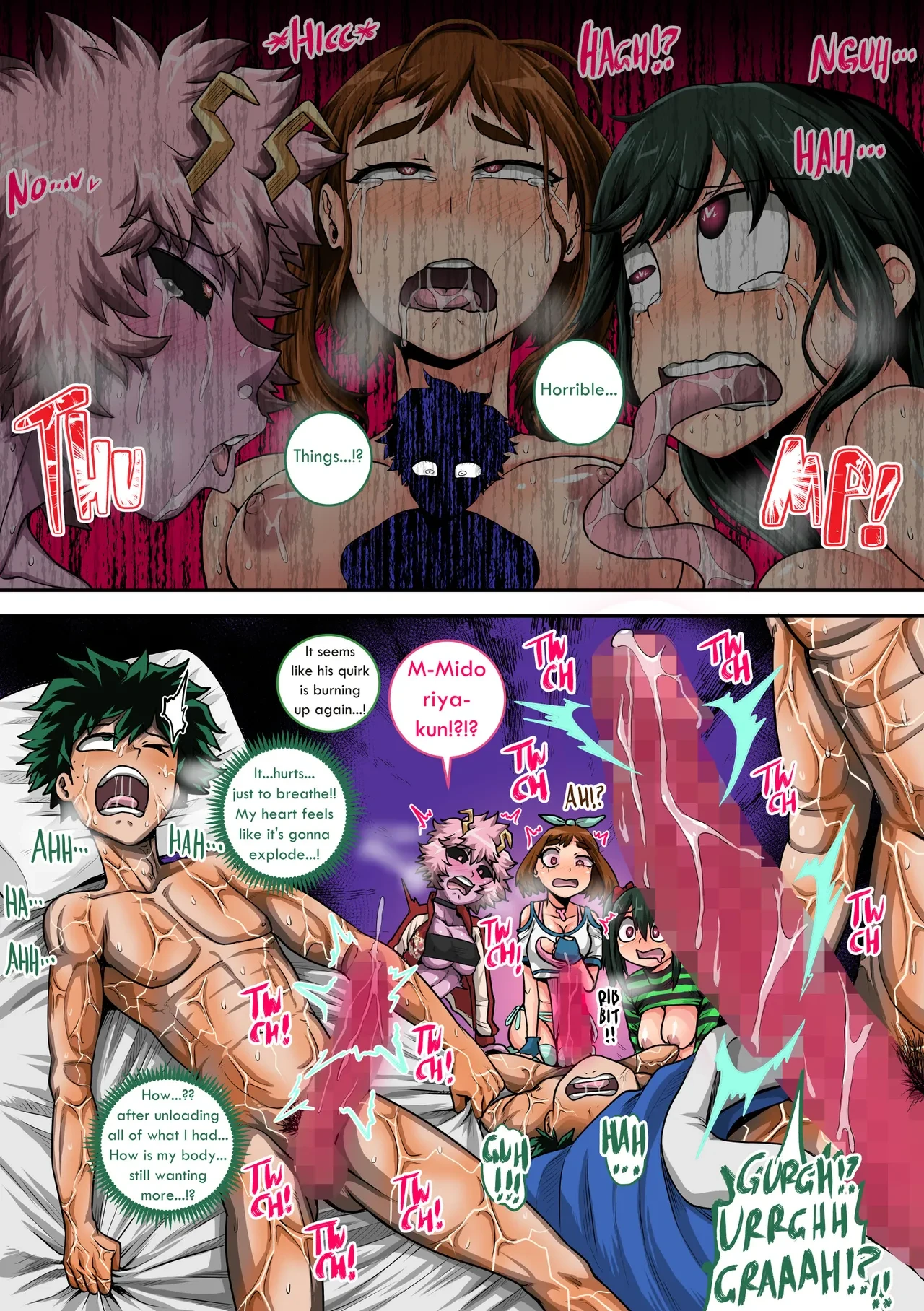 My Harem Academia ch.8 part 2 porn comic picture 13