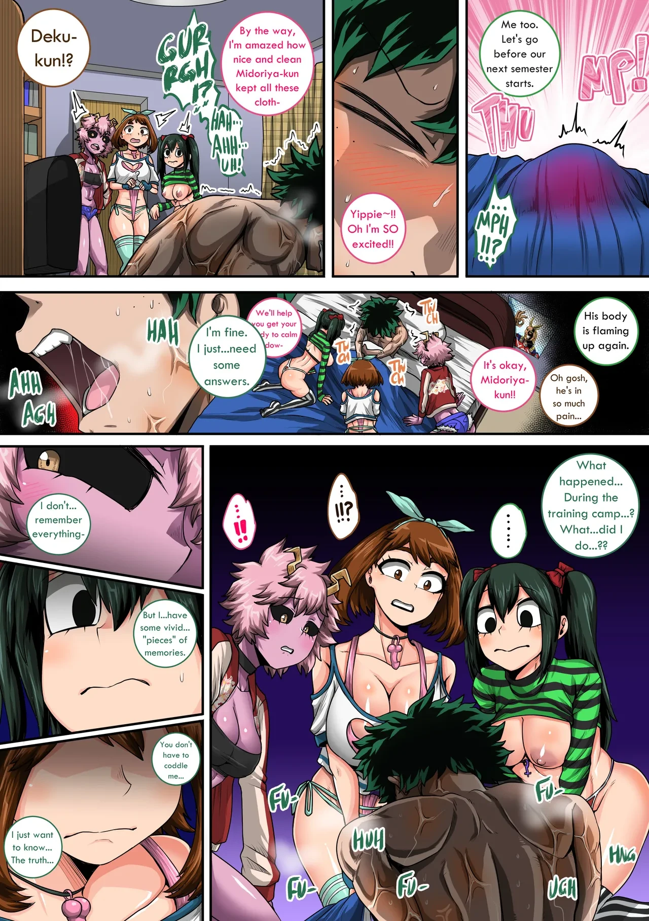 My Harem Academia ch.8 part 2 porn comic picture 6