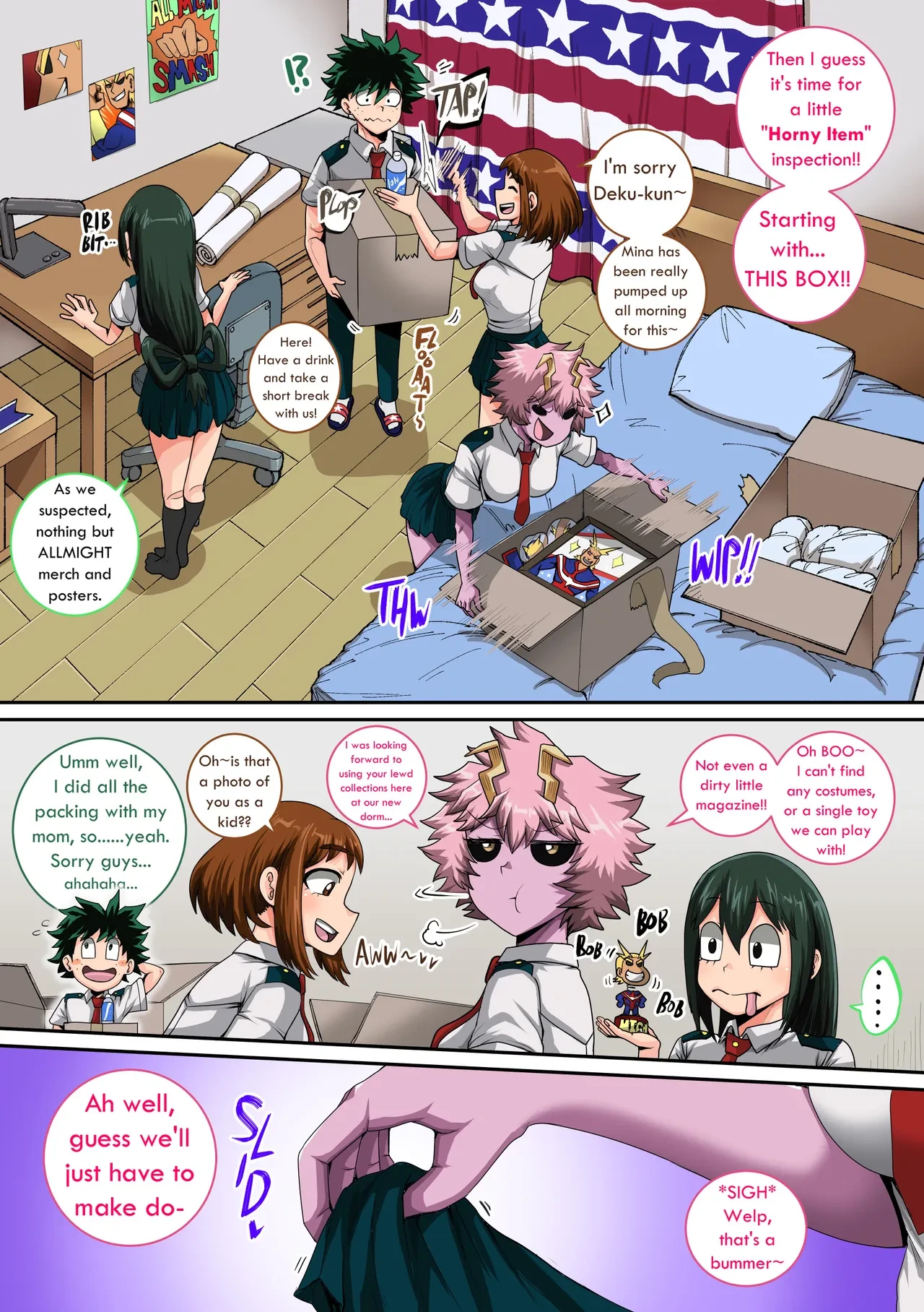 My Harem Academia ch.8 part 3 porn comic picture 109