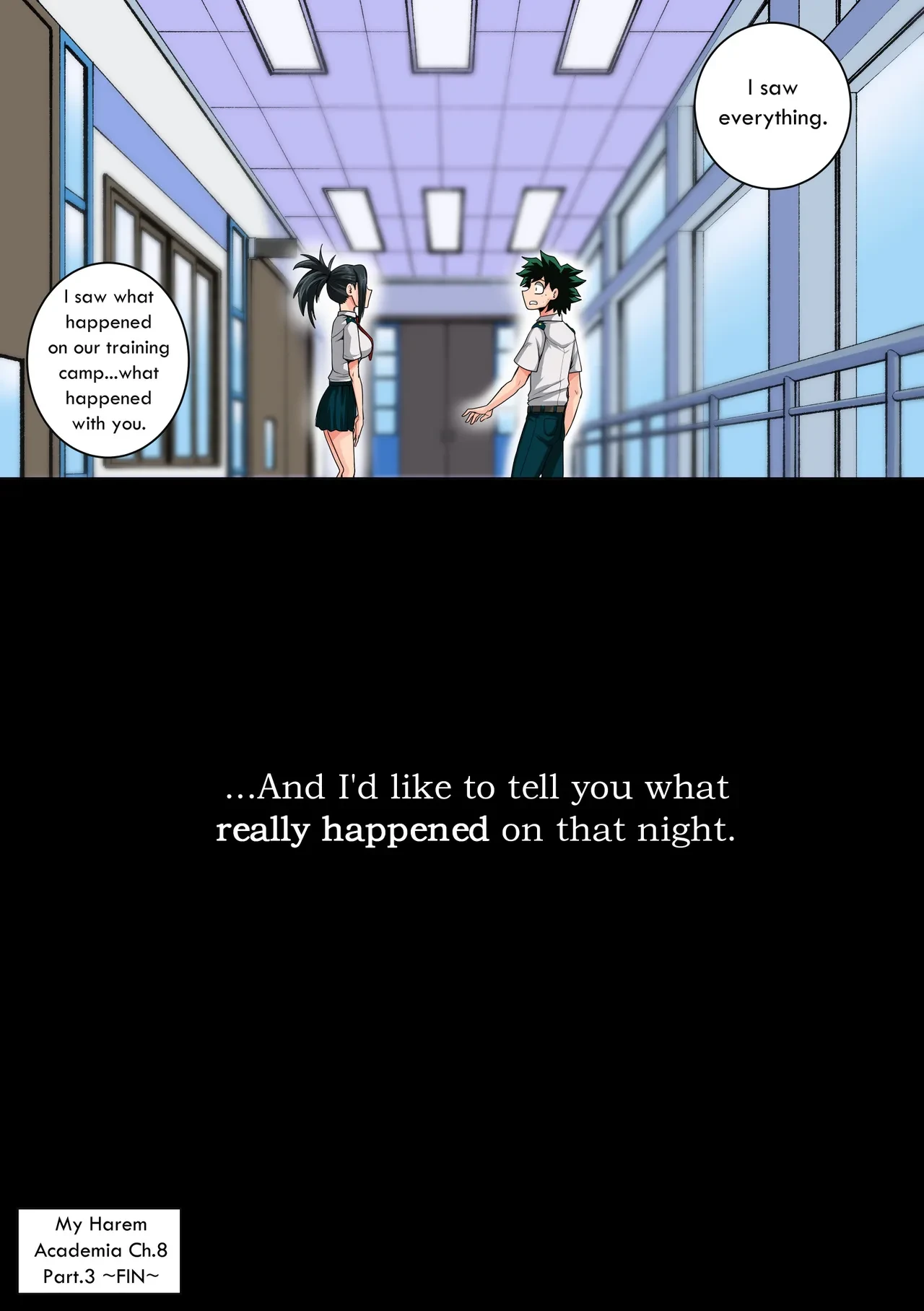 My Harem Academia ch.8 part 3 porn comic picture 123