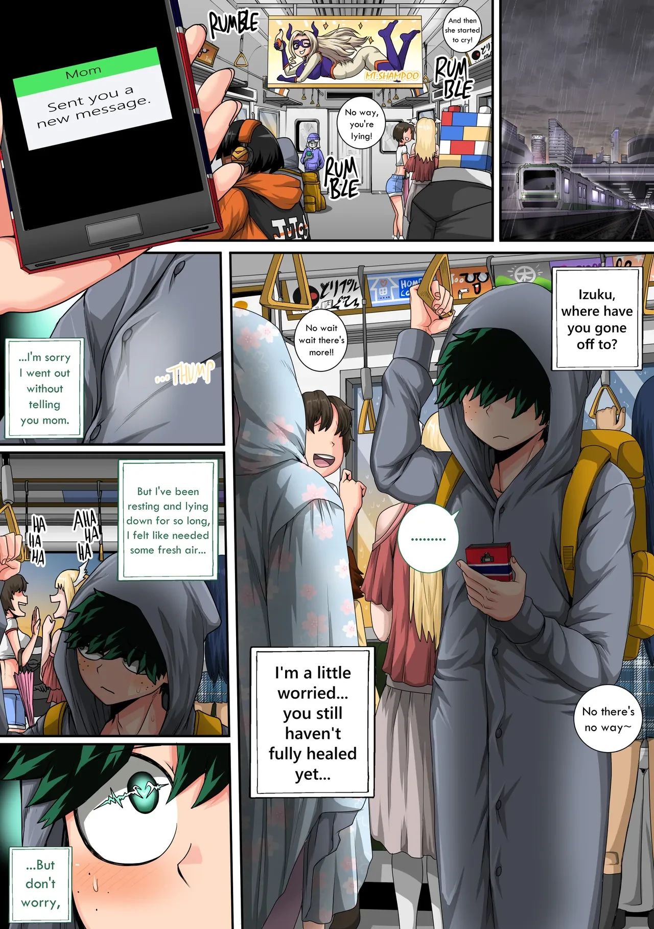 My Harem Academia ch.8 part 3 porn comic picture 14