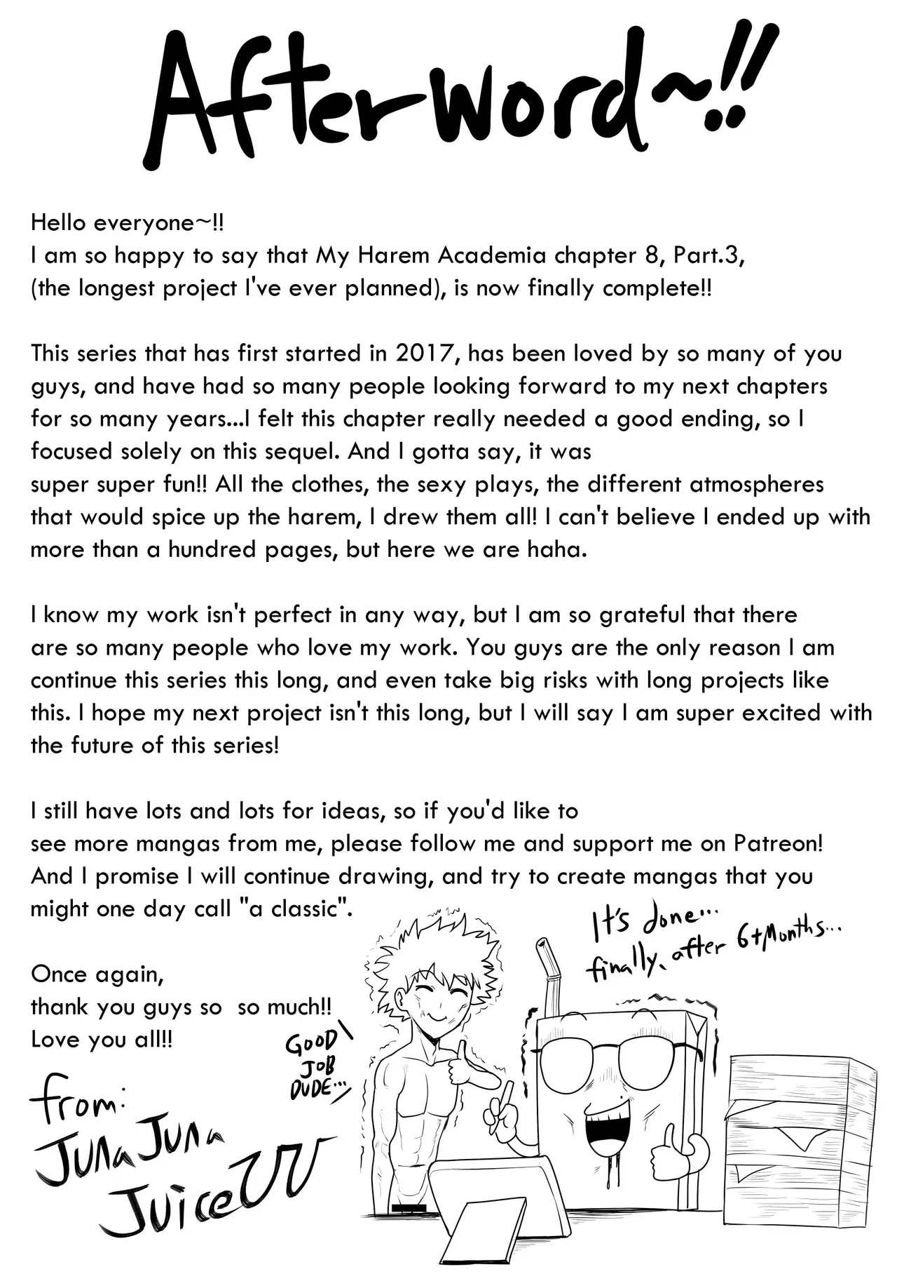 My Harem Academia ch.8 part 3 porn comic picture 2