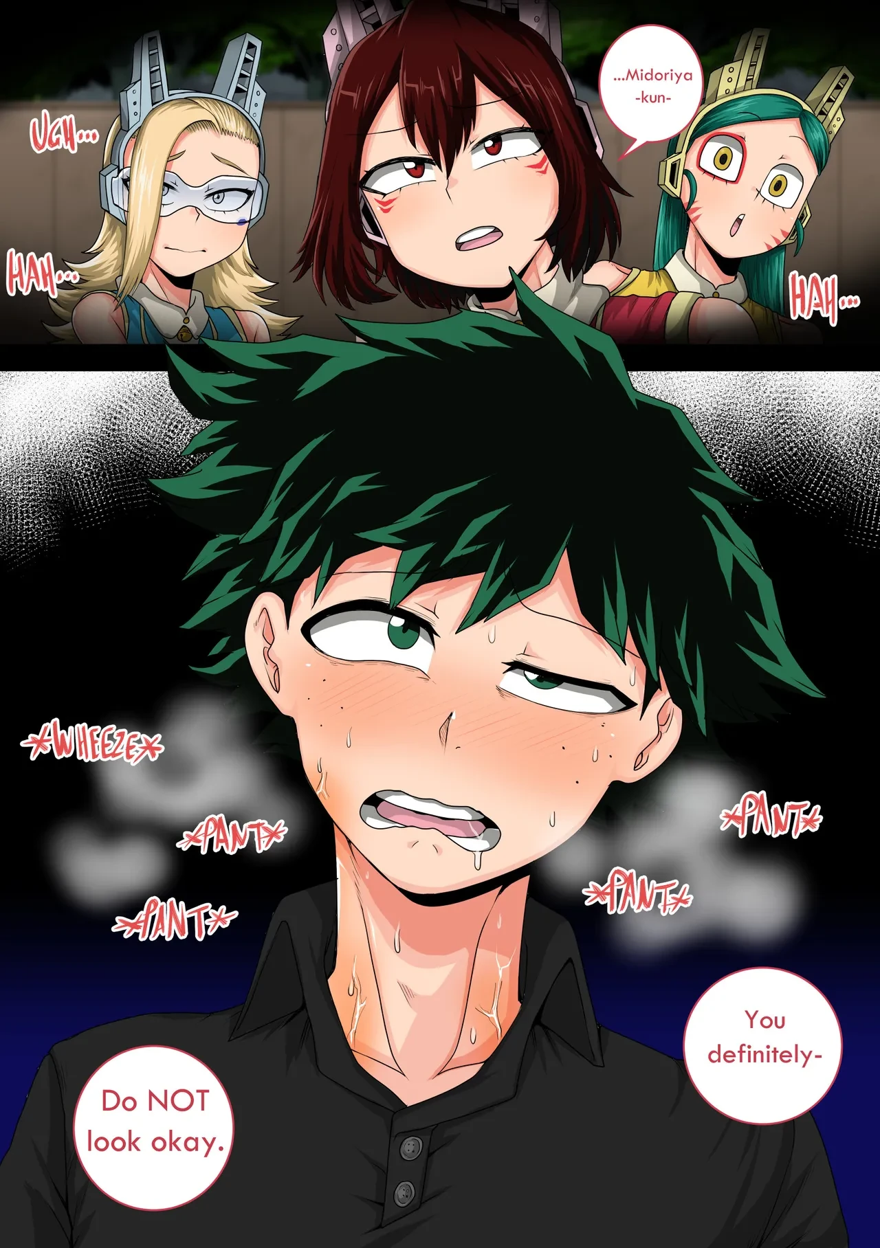 My Harem Academia ch.8 part 3 porn comic picture 4