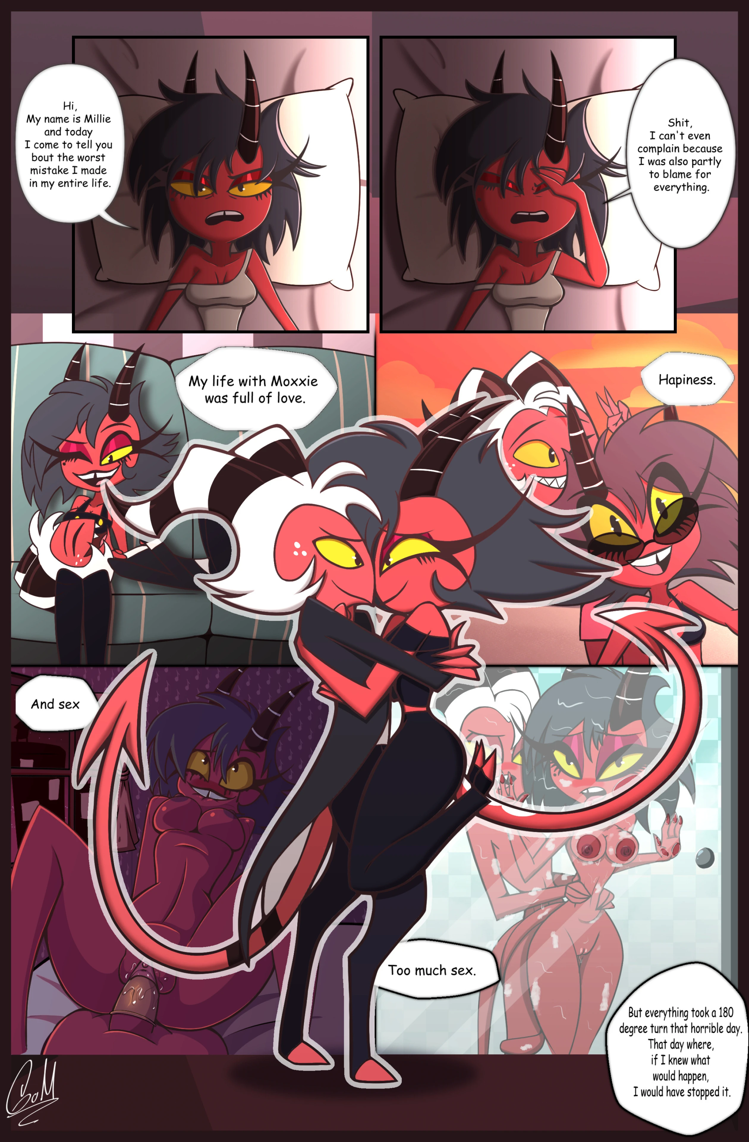 My life with moxxie porn comic picture 2