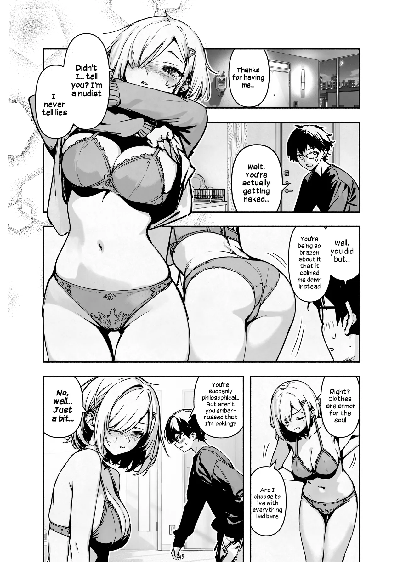 My Otaku Friend is a Nudist But She'll Let Me Stay Over At Her House If I Promise Not to Fuck Her porn comic picture 9