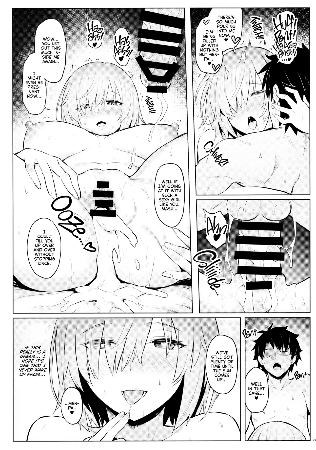 My Wet Dreams of Mash's Bubble Butt porn comic picture 22