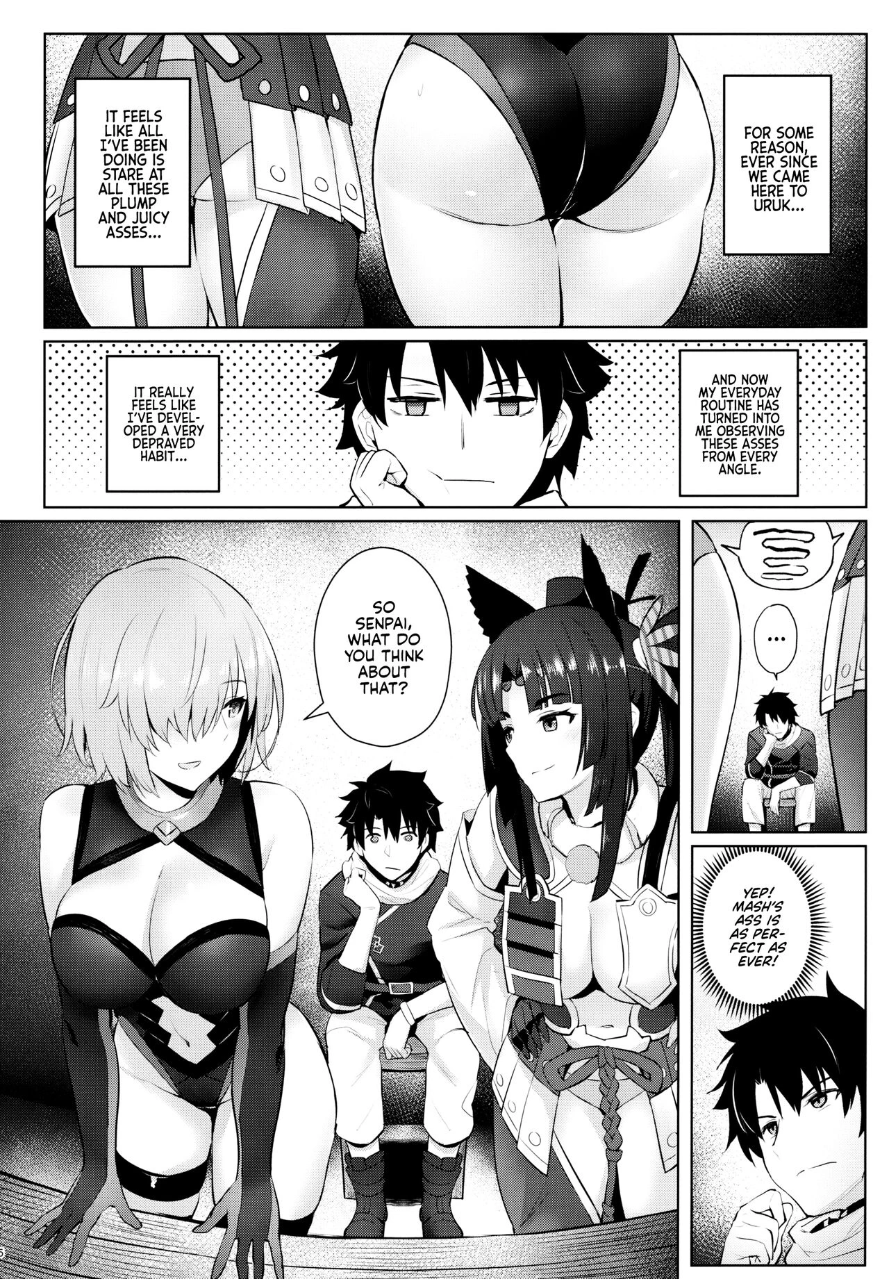 My Wet Dreams of Mash's Bubble Butt porn comic picture 3