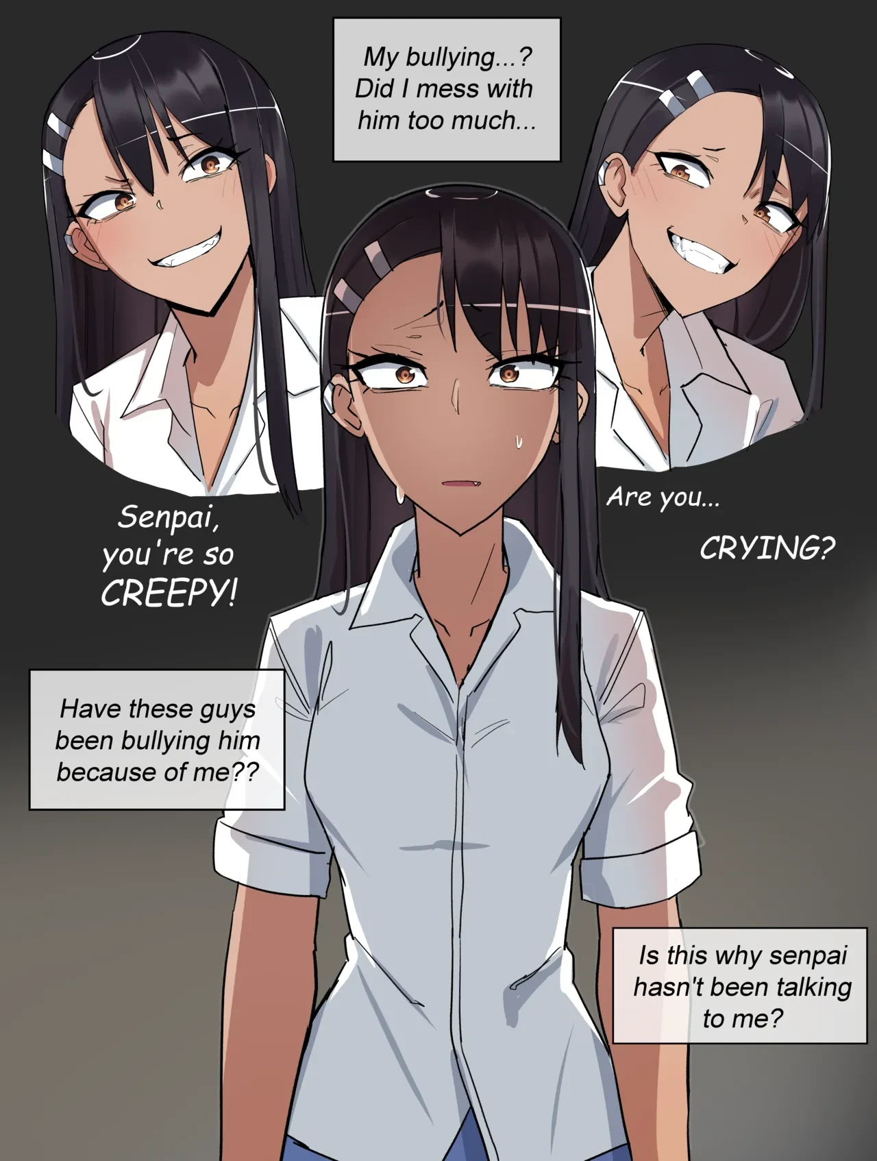 Nagatoro doujin porn comic picture 2