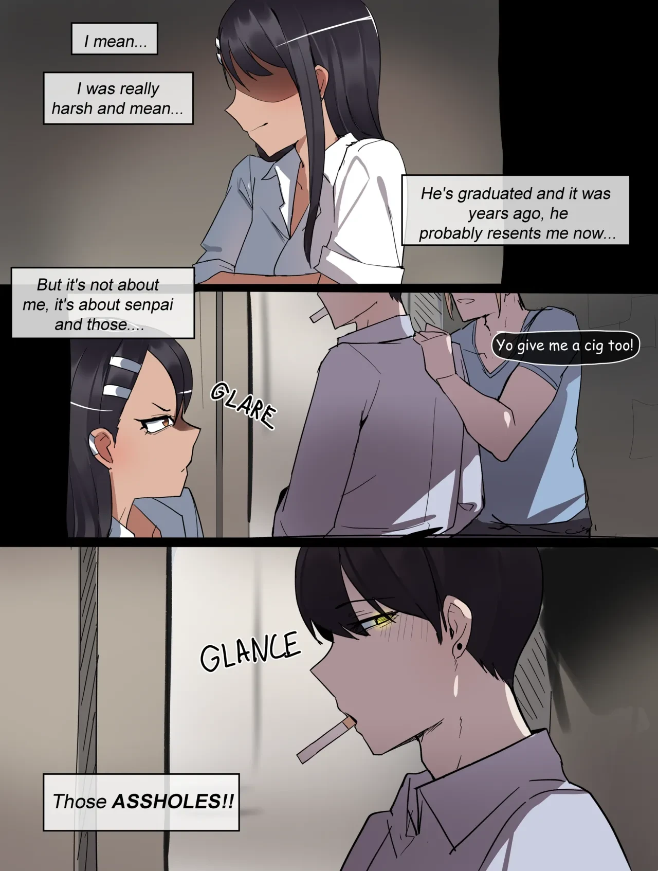 Nagatoro doujin porn comic picture 3