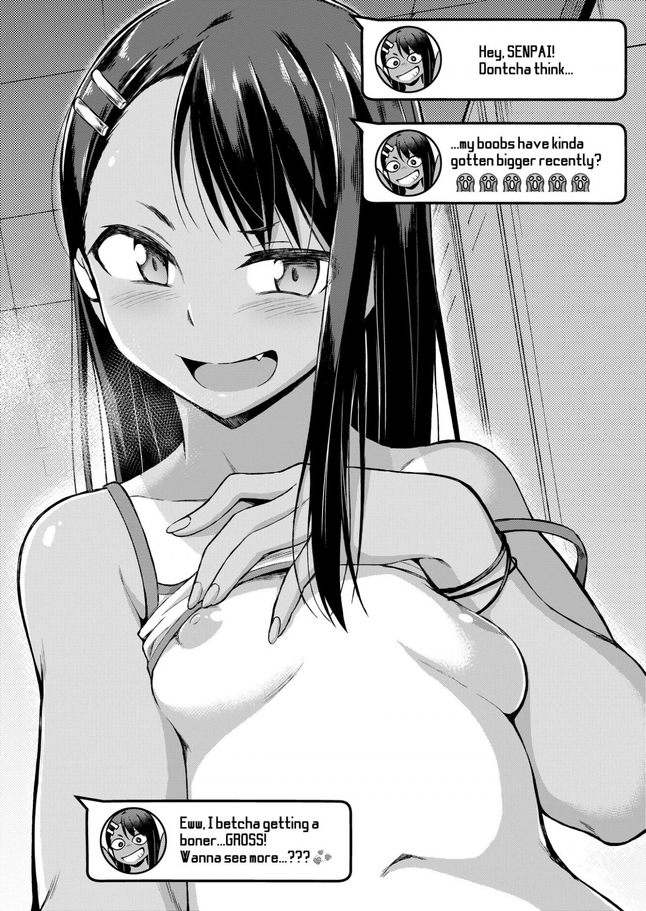 Nagatoro's Selfie Whore Diary porn comic picture 3