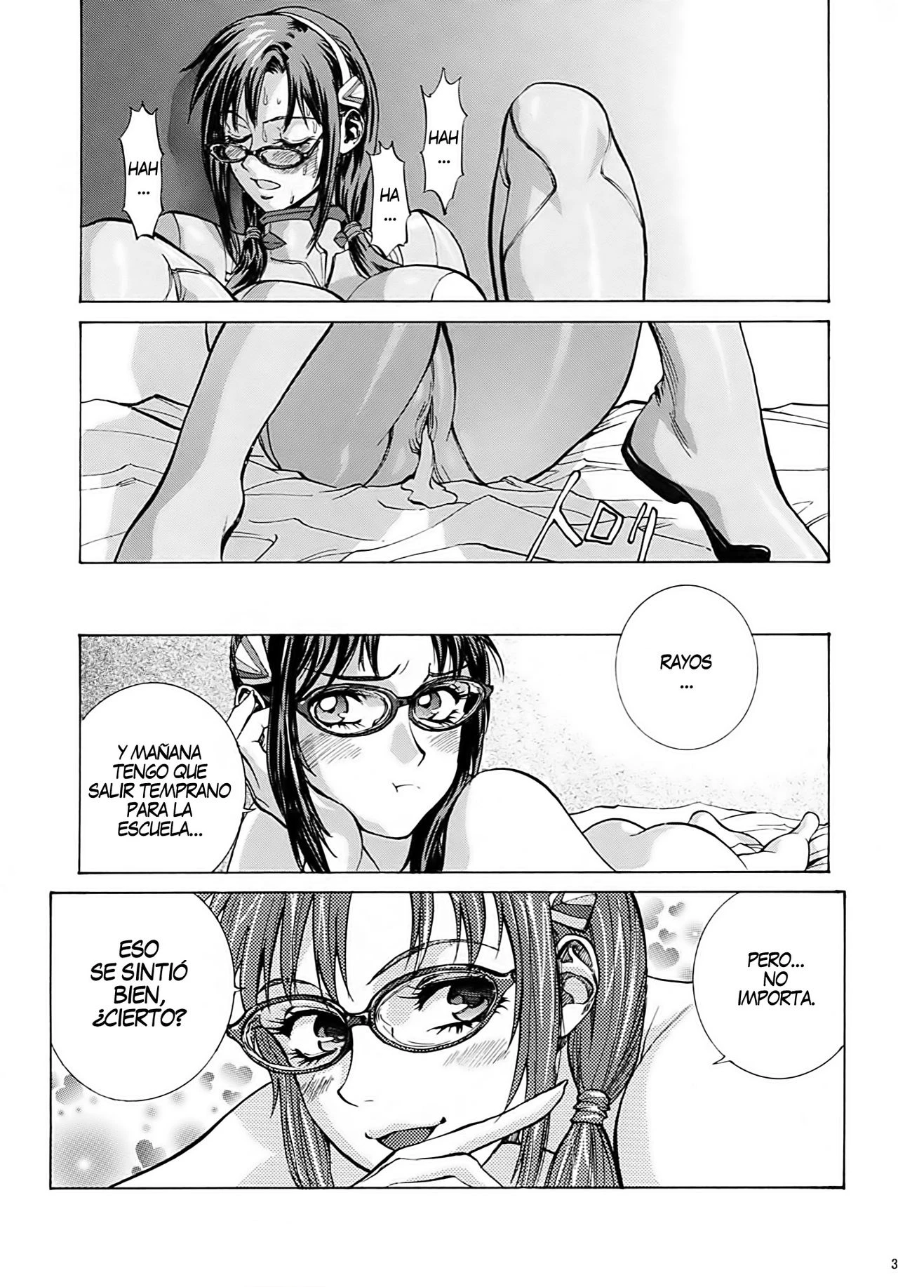Naisho no Makinami porn comic picture 30