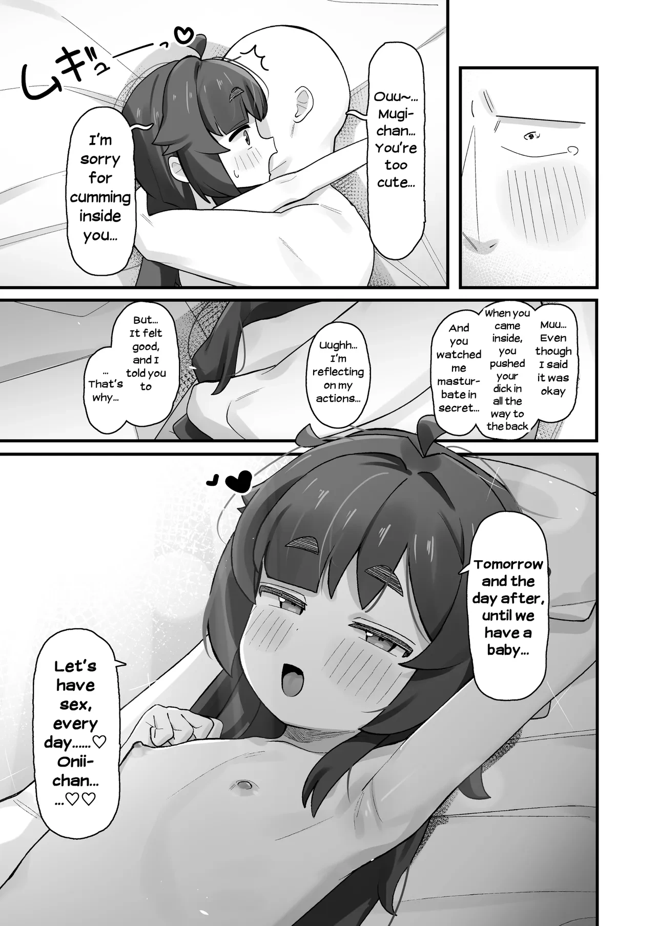 Namaiki Kusogaki js no Onanie Nozoitara Amaama Sex porn comic picture 48