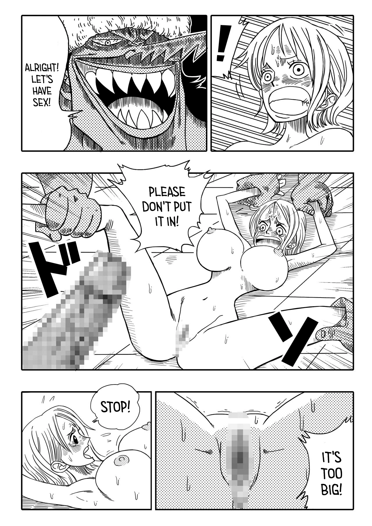 Nami vs Arlong porn comic picture 14