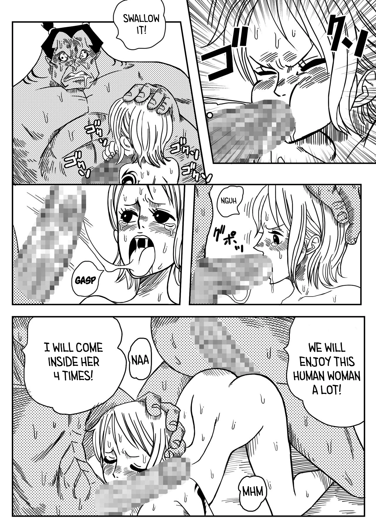 Nami vs Arlong porn comic picture 21