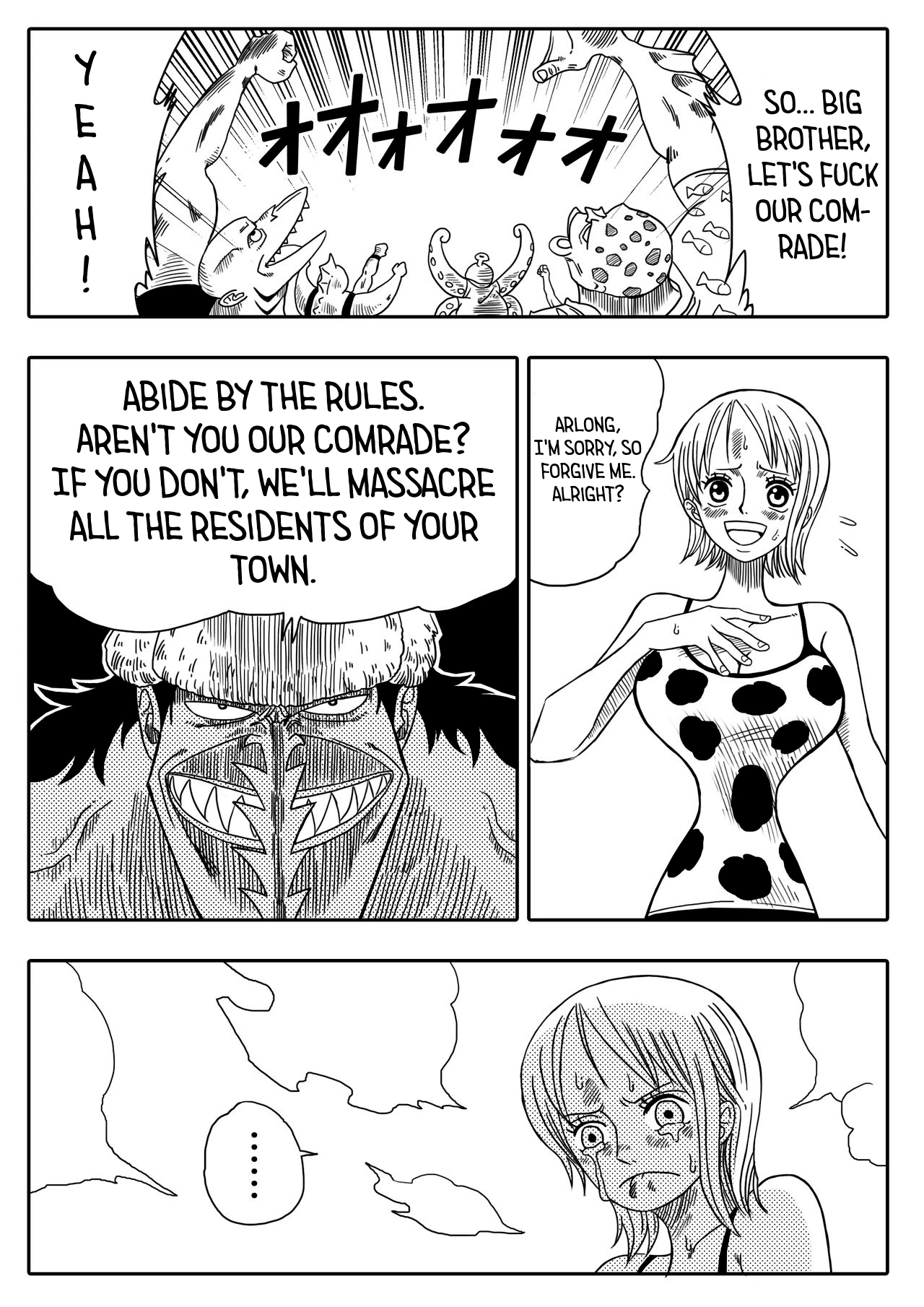 Nami vs Arlong porn comic picture 7