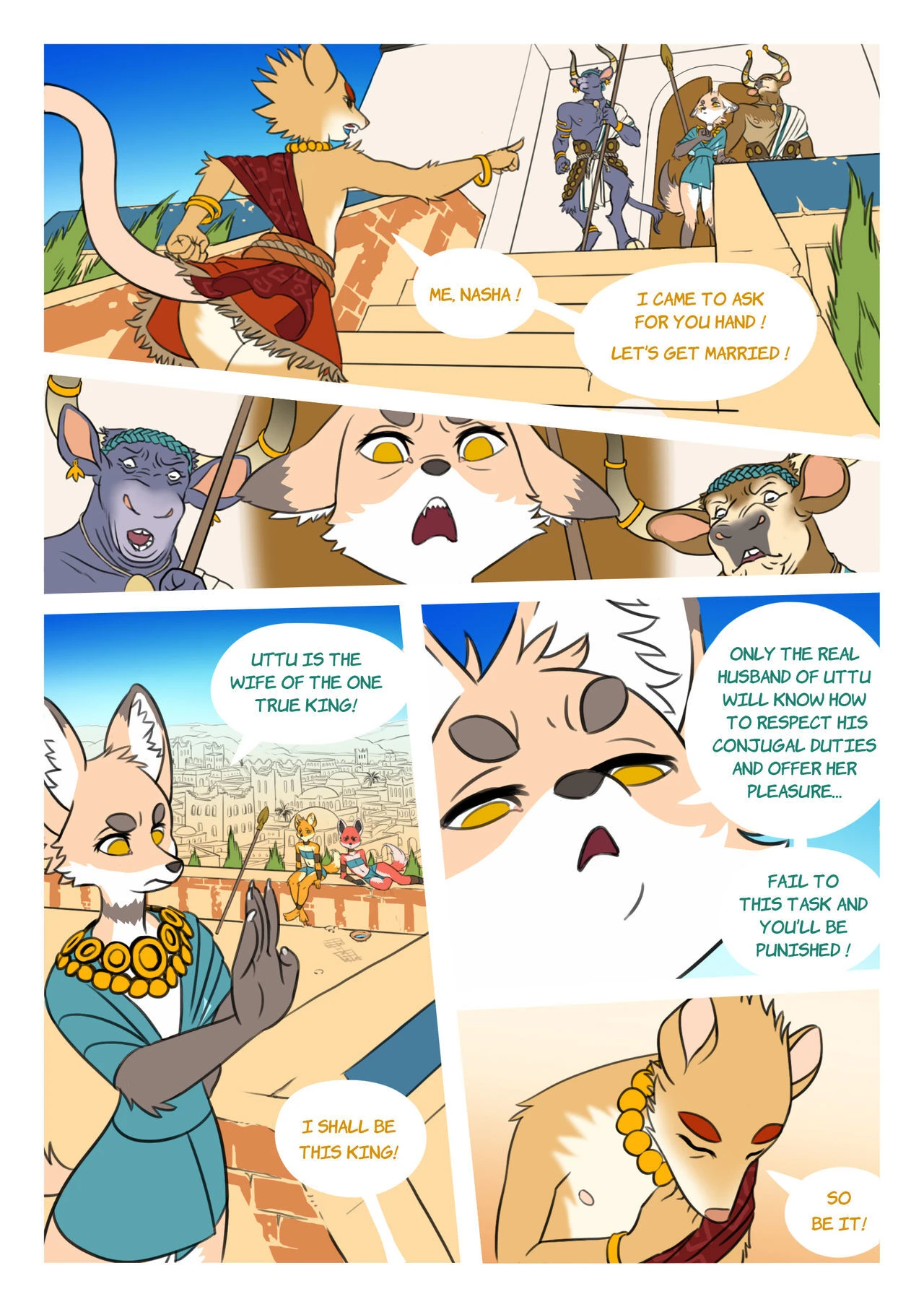 Nasha and the 108 deities, Uttu porn comic picture 3