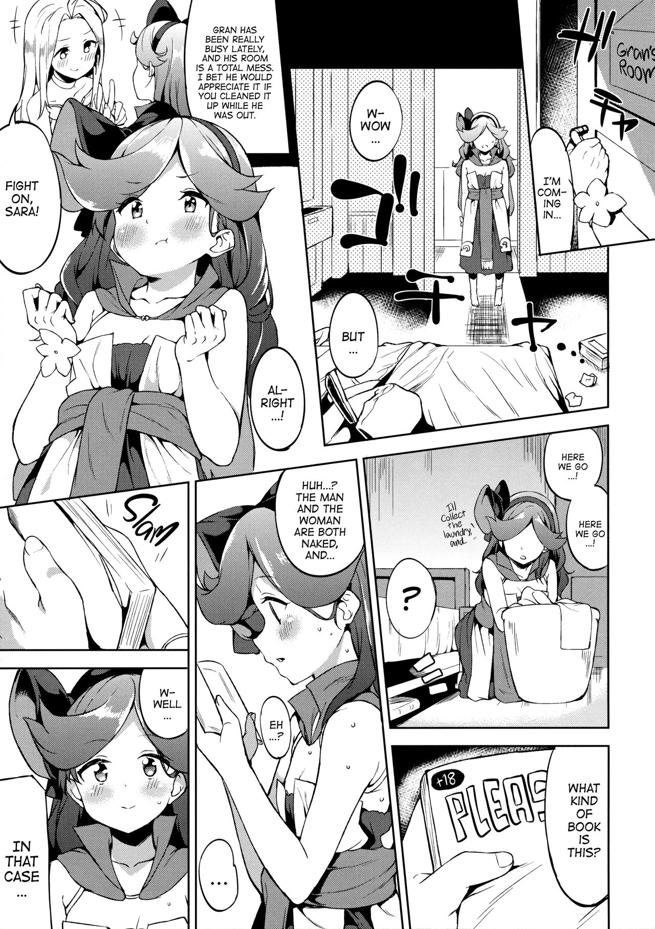 Naughty Sara-chan porn comic picture 3