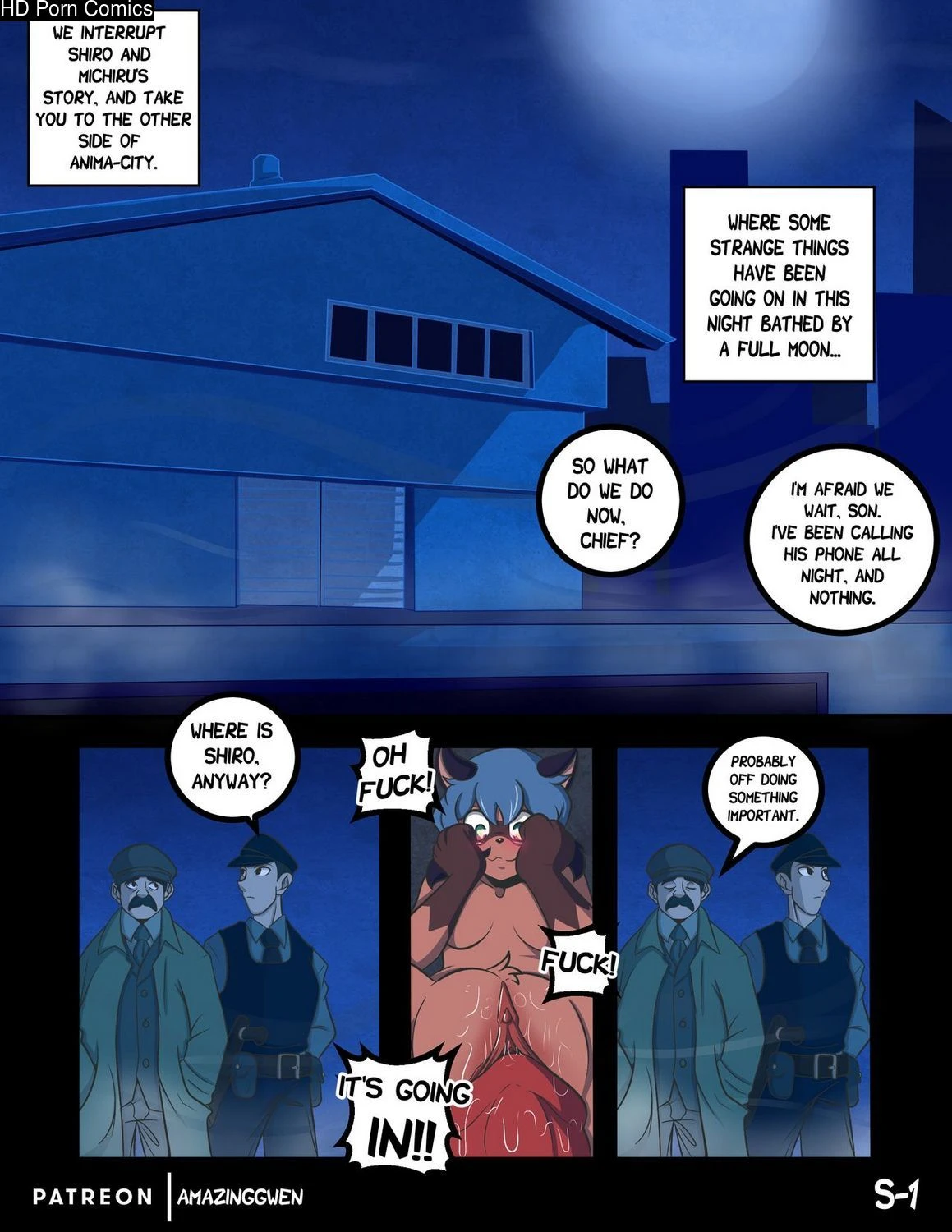 Nightlife In Animacity – Halloween porn comic picture 1