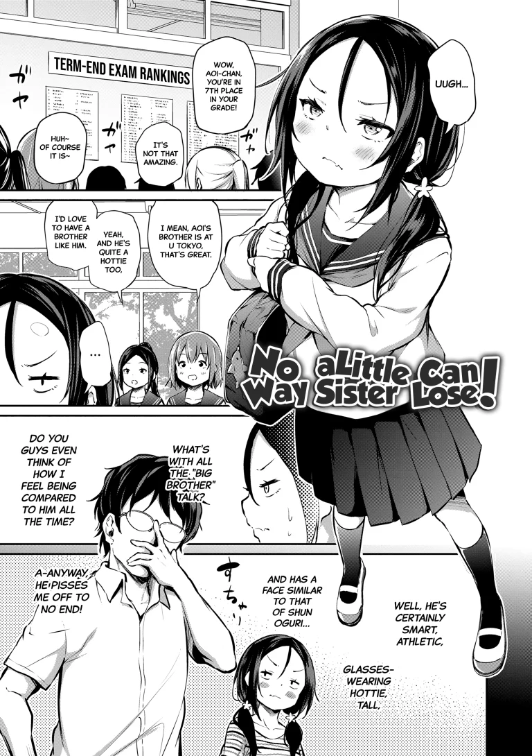 No Way A Little Sister Can Lose! porn comic picture 1