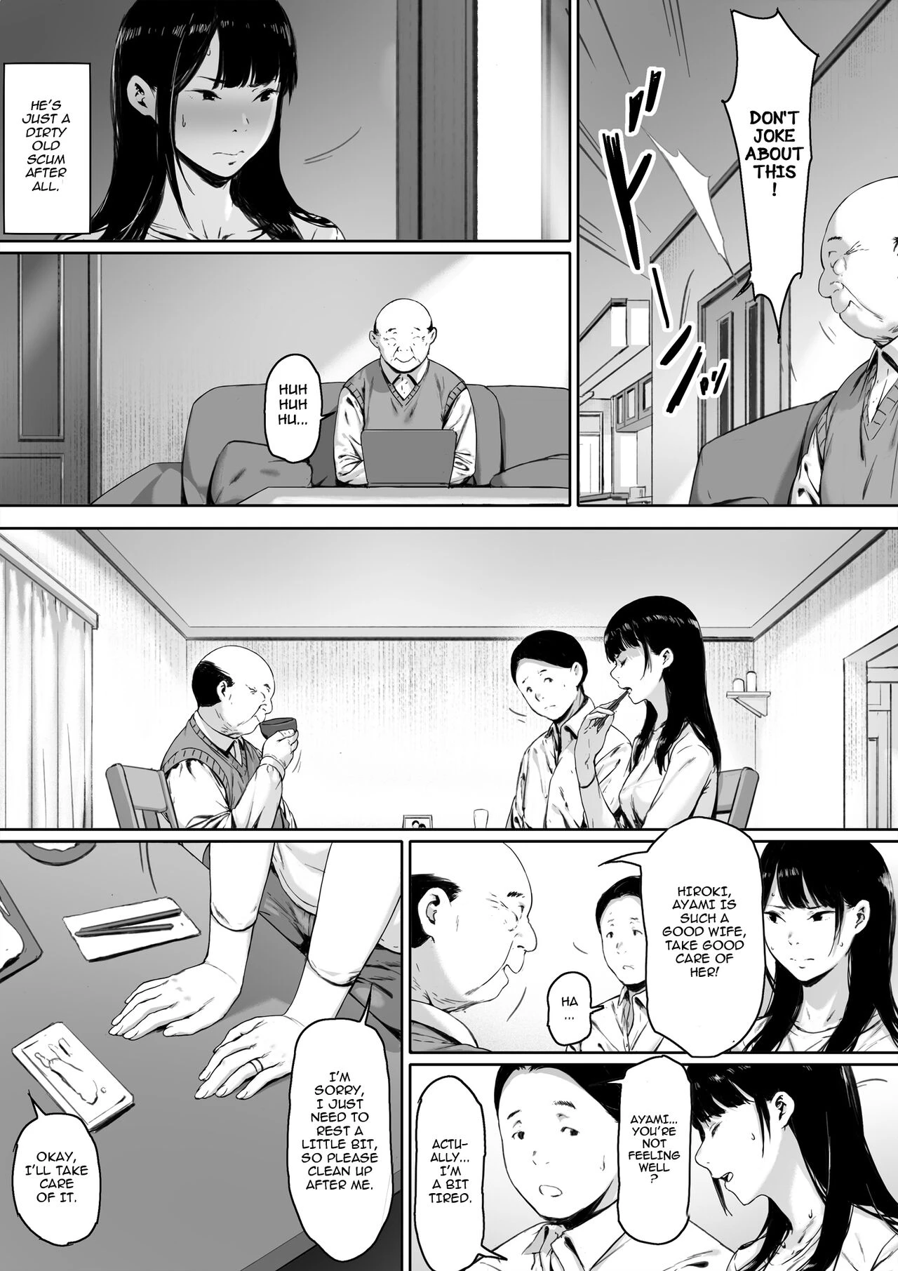 Now Living with my father-in-law, I was supposed to have a happy newlywed life. porn comic picture 17