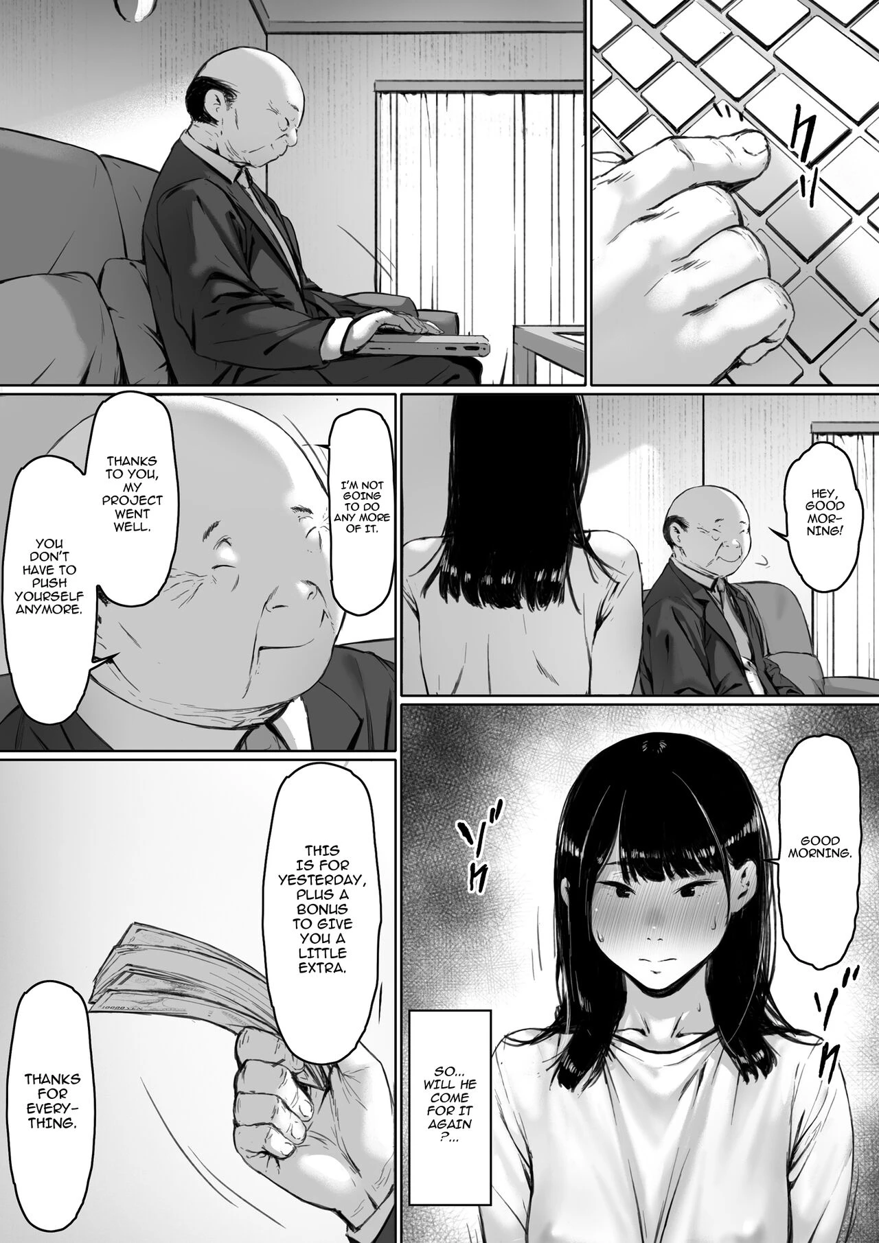 Now Living with my father-in-law, I was supposed to have a happy newlywed life. porn comic picture 83