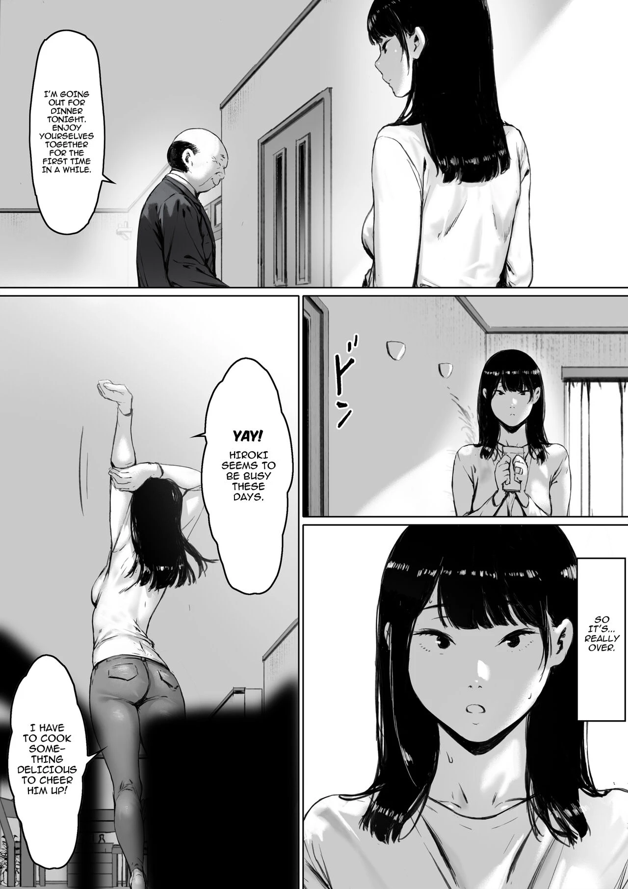 Now Living with my father-in-law, I was supposed to have a happy newlywed life. porn comic picture 84