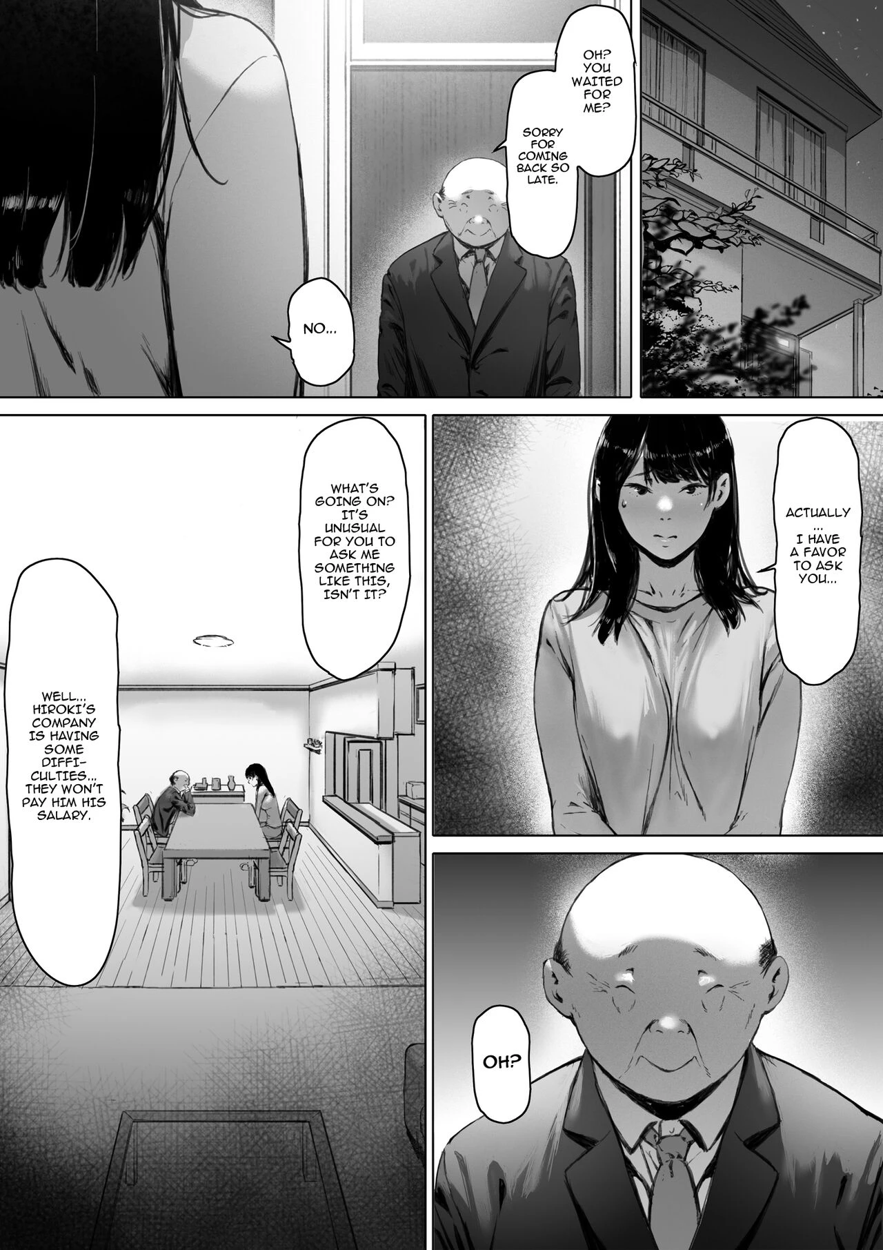 Now Living with my father-in-law, I was supposed to have a happy newlywed life. porn comic picture 91