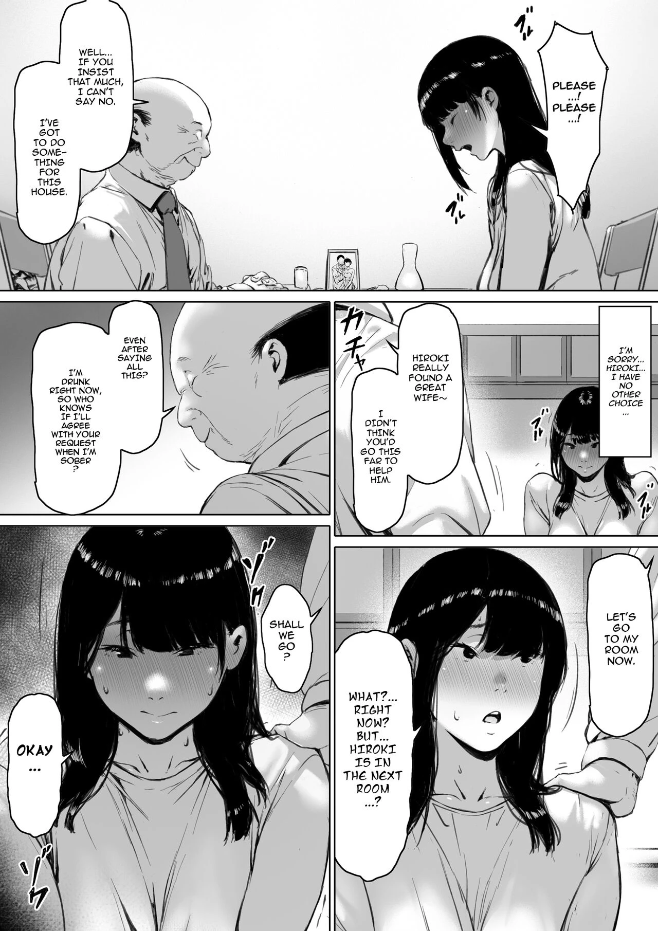 Now Living with my father-in-law, I was supposed to have a happy newlywed life. porn comic picture 93